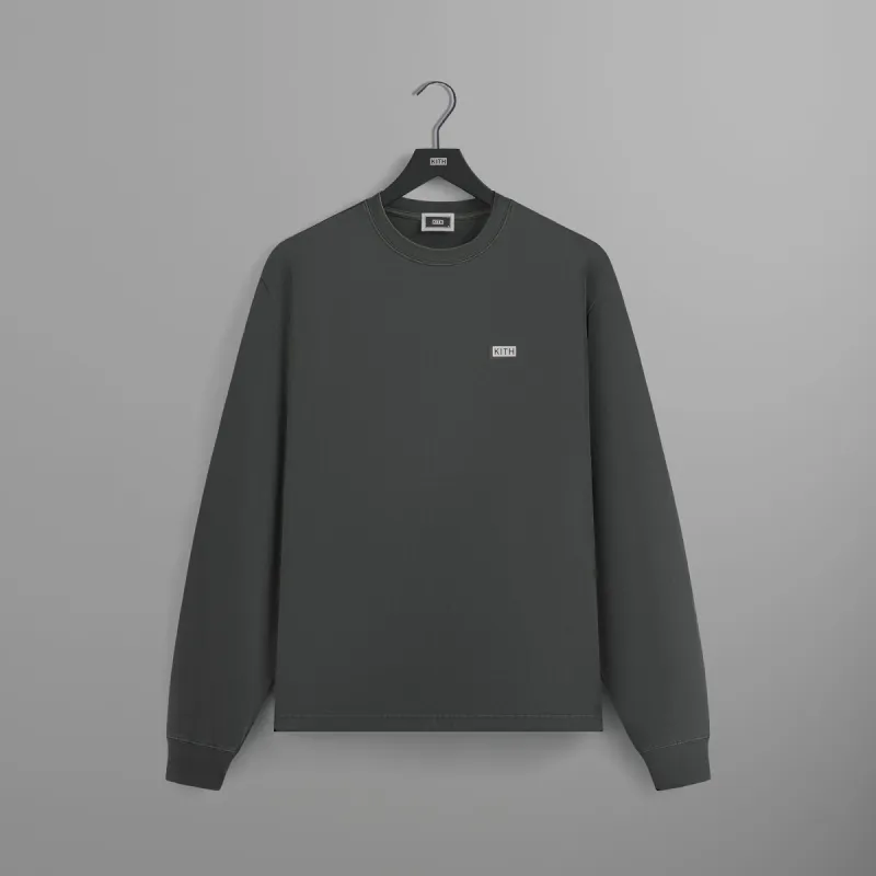 Kith Long Sleeve LAX Tee - Carbon sold by Kith