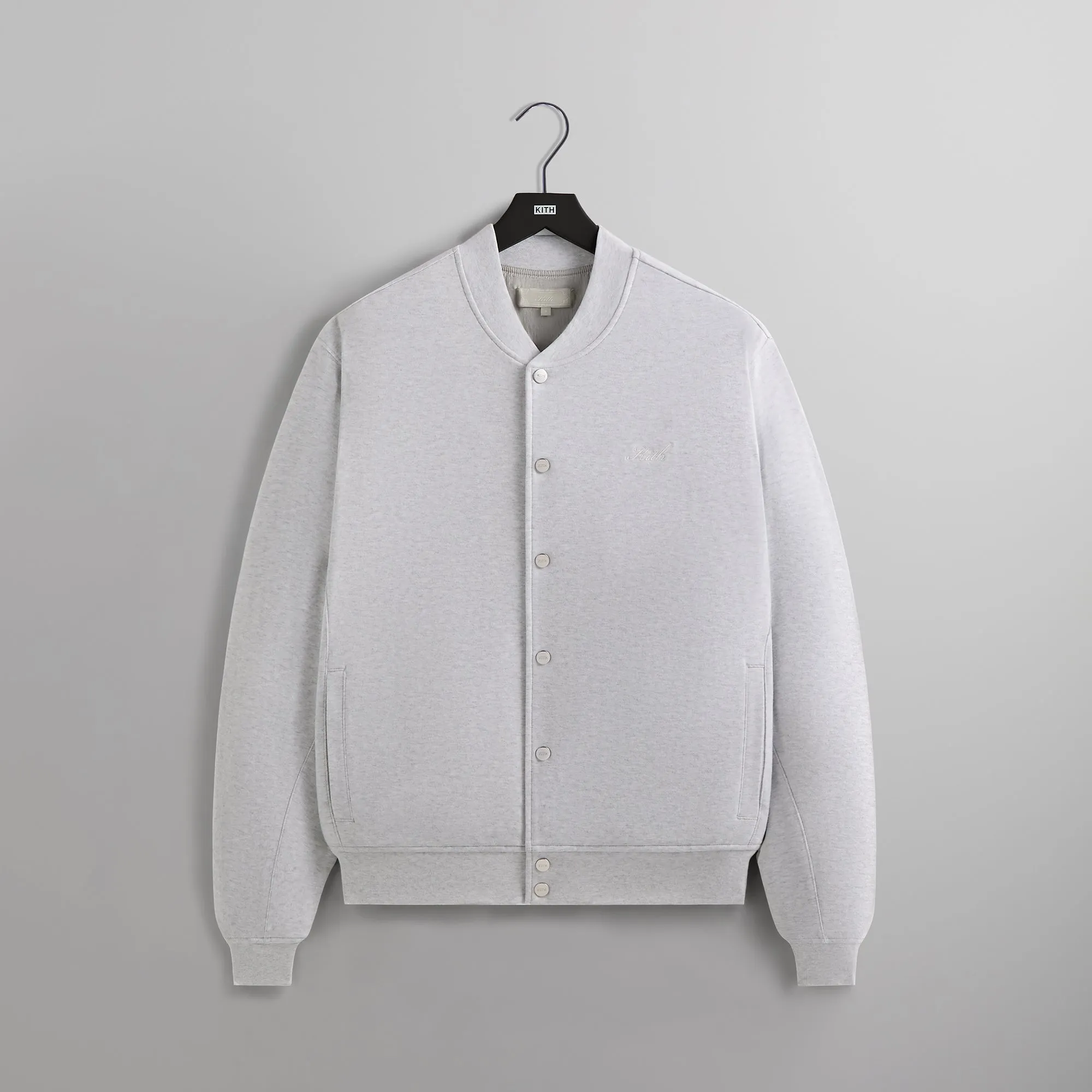 Kith Marvin Bomber Jacket - Light Heather Grey sold by Kith