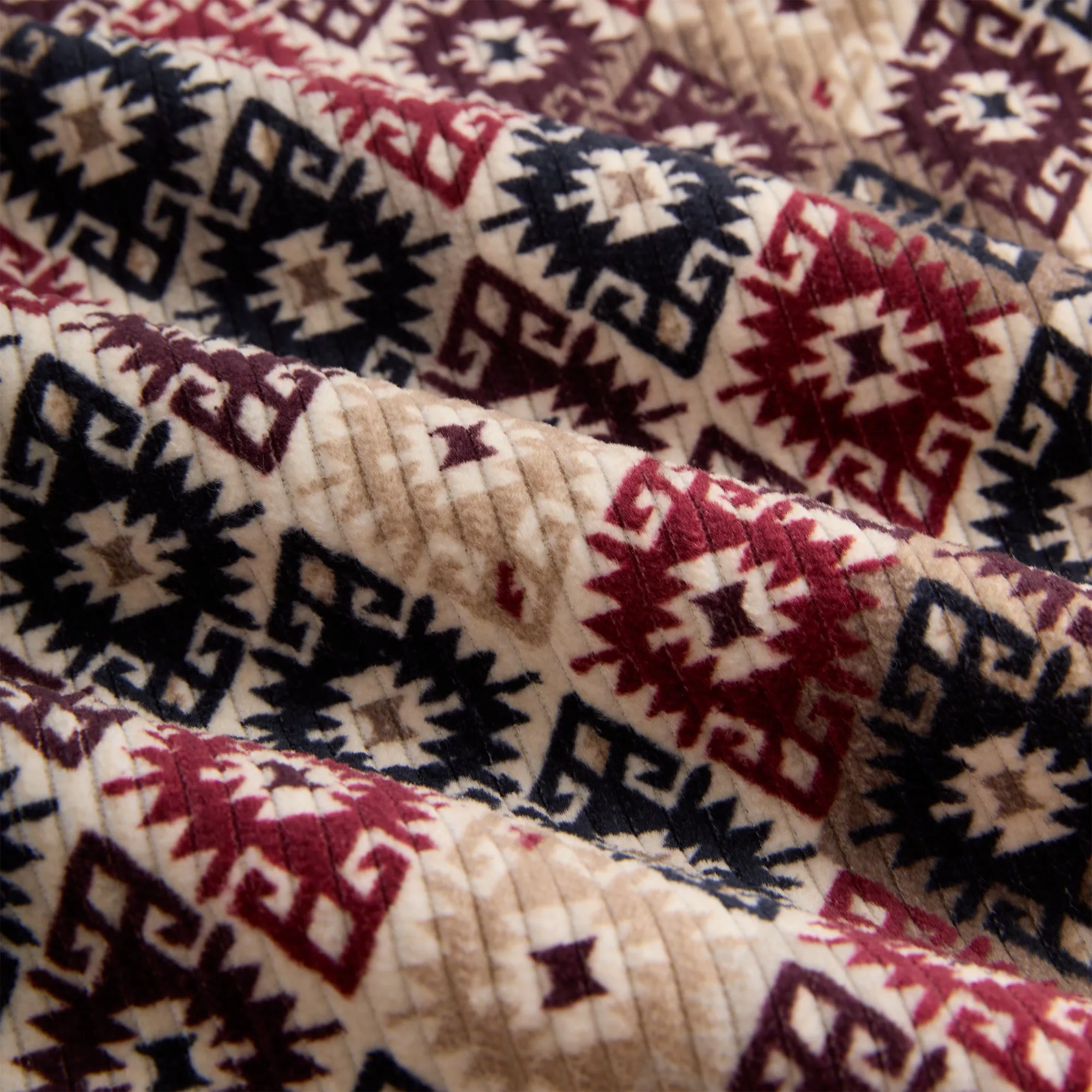 Kith Kilim Mosaic Brixton Puffed Shirt Jacket - Waffle sold by Kith product image thumbnail 5