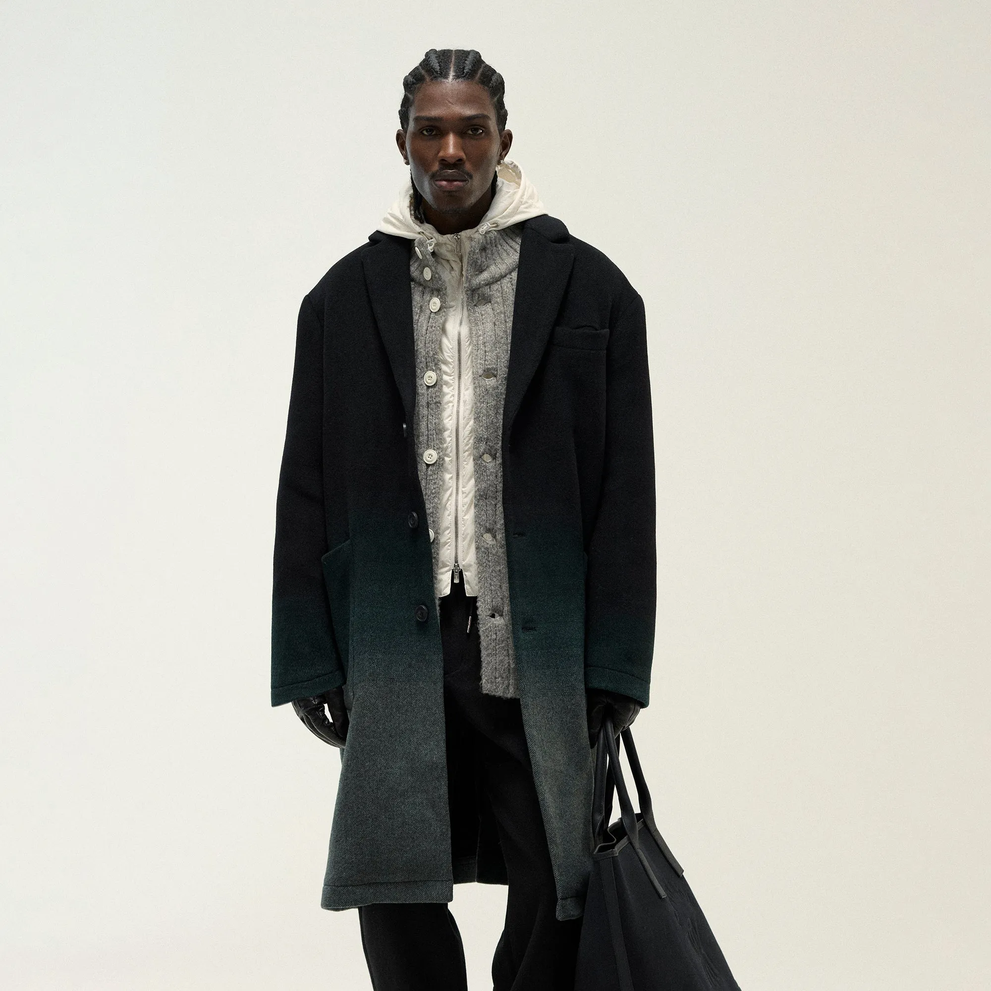 Kith Gradient Wool Bergen Coat - Chronicle sold by Kith product image thumbnail 2