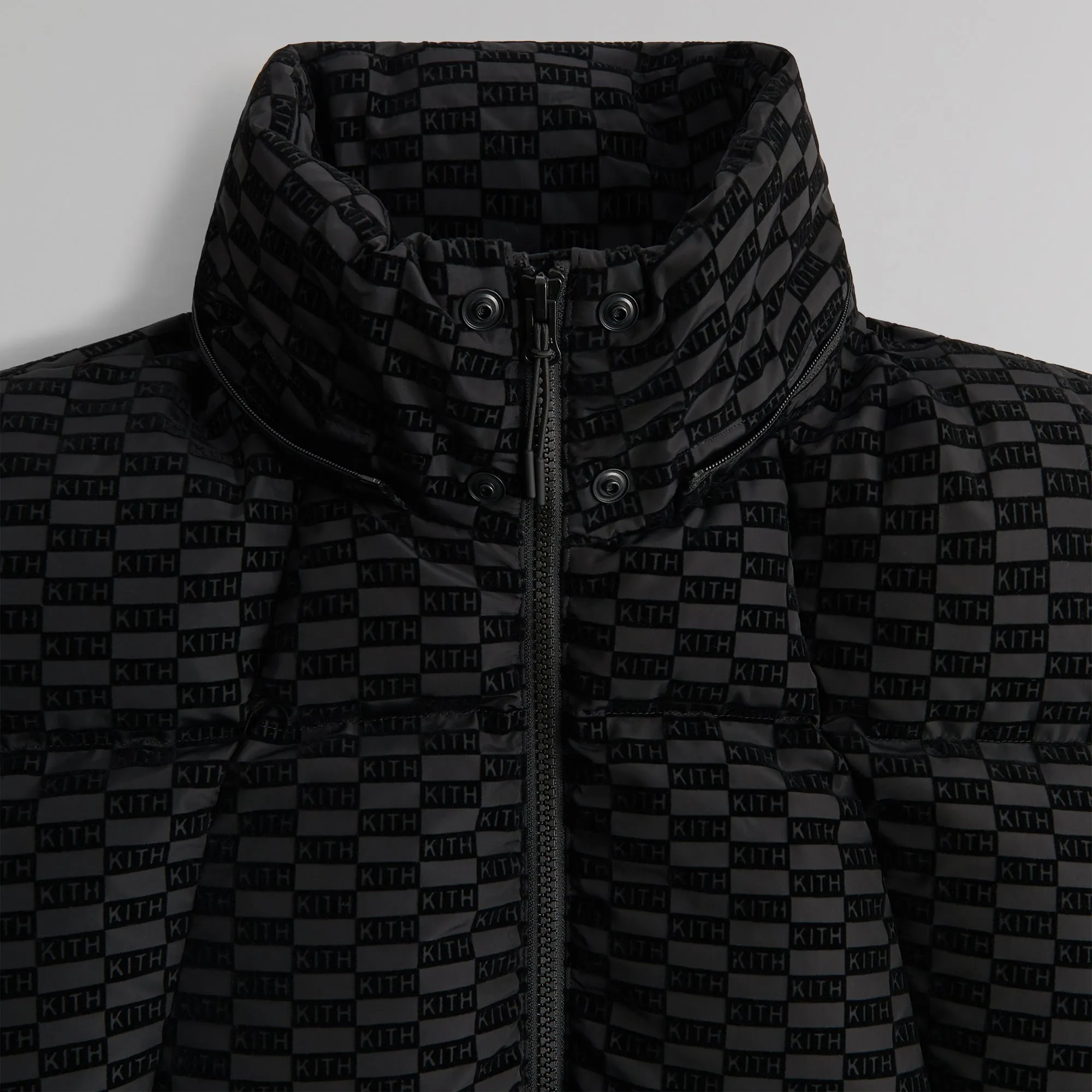 Kith Monogram Midi Puffer - Black sold by Kith product image thumbnail 3