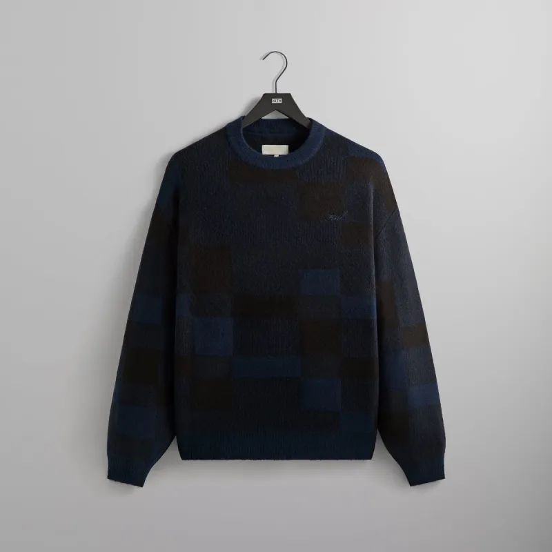 Kith Lewis Check Sweater - Nocturnal sold by Kith