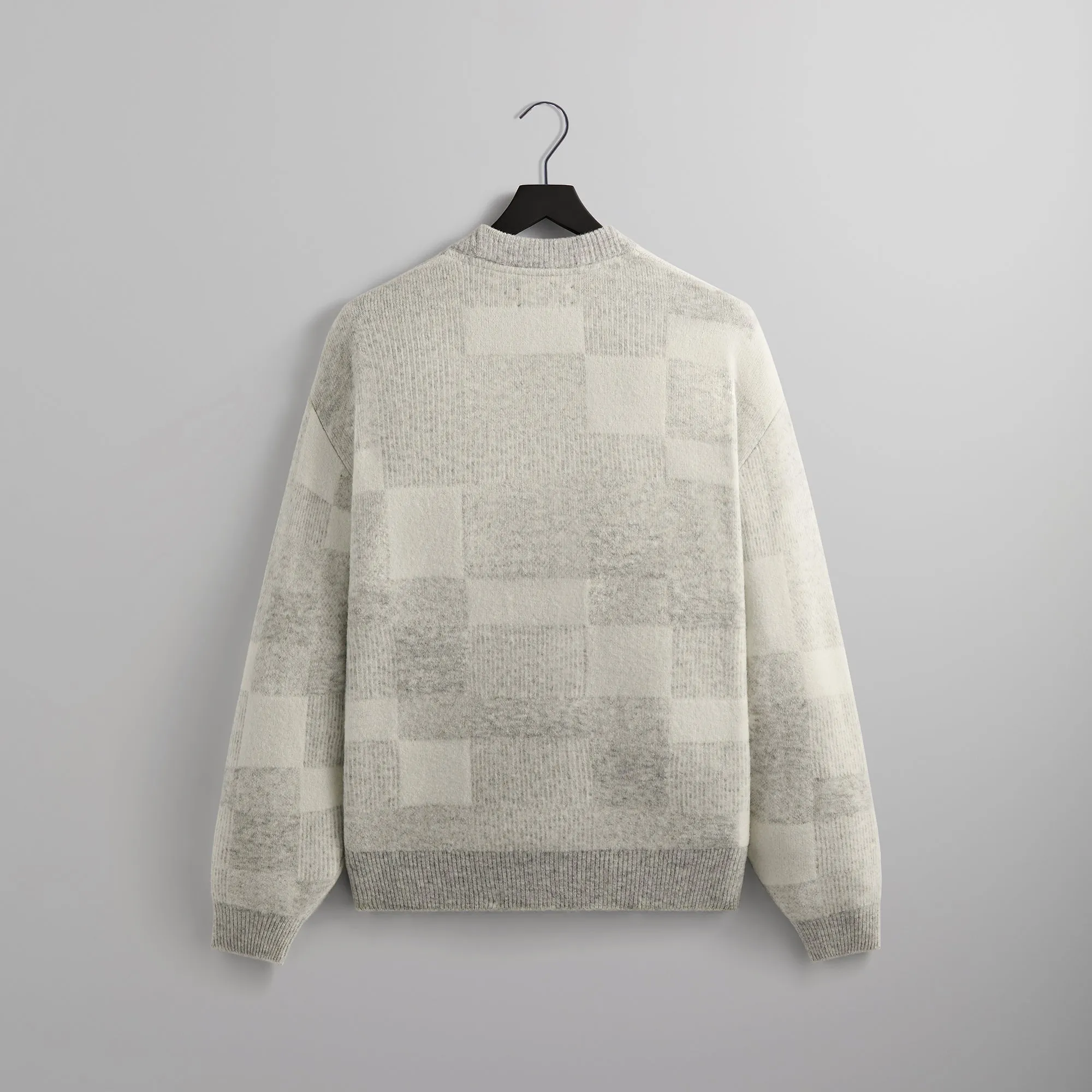Kith Lewis Check Sweater - Light Heather Grey sold by Kith product image thumbnail 3