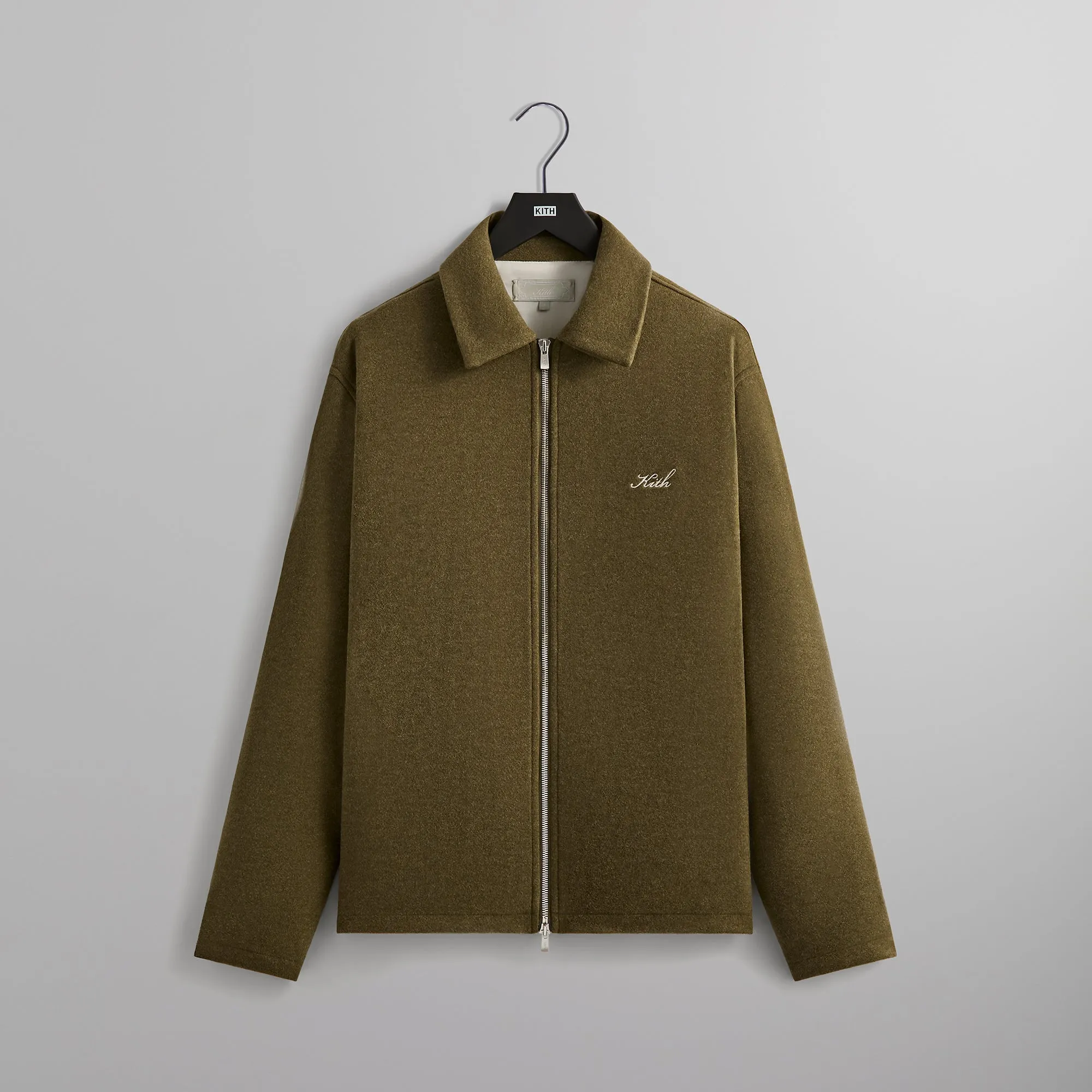 Kith Felted Jersey Lane Coaches Jacket - Brush sold by Kith