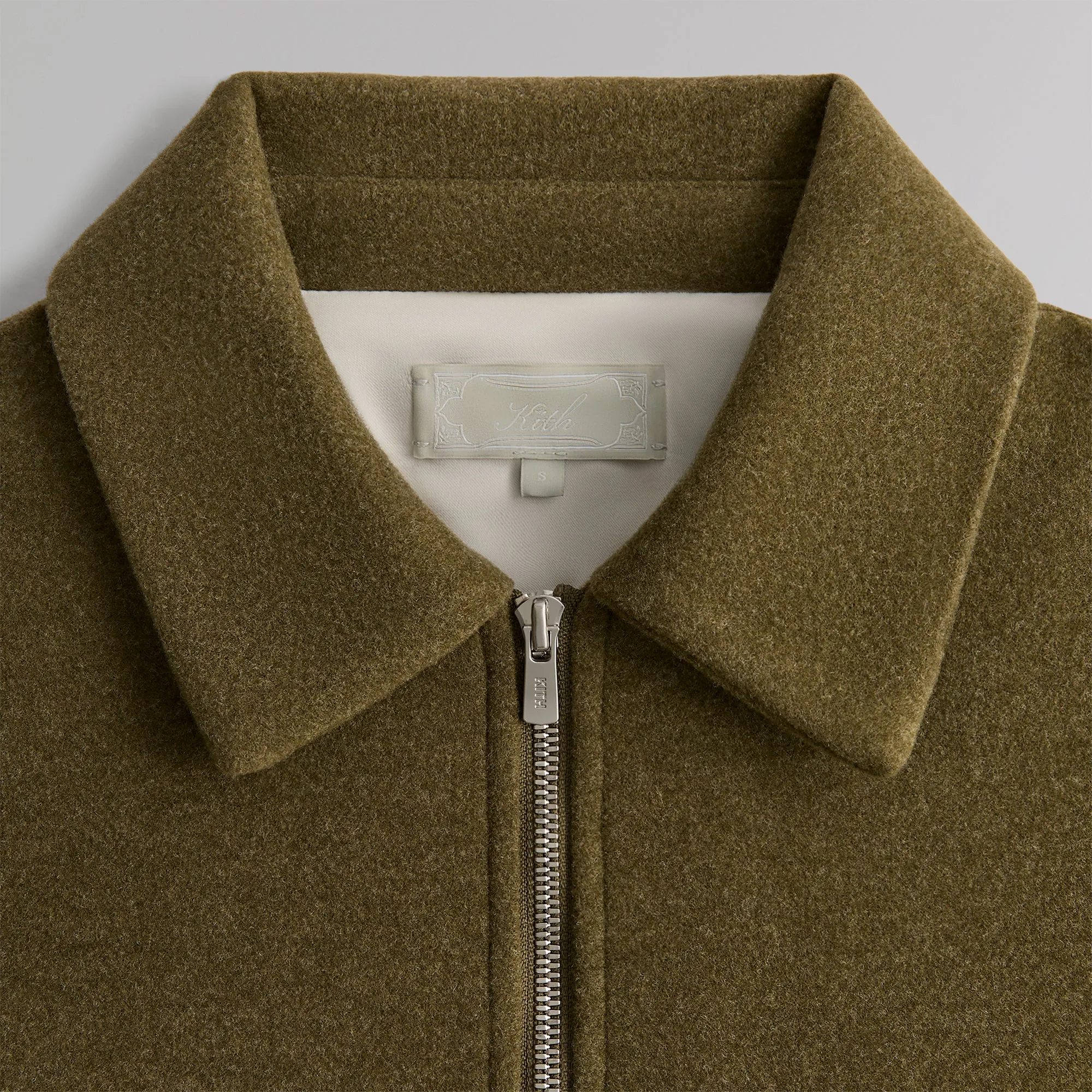 Kith Felted Jersey Lane Coaches Jacket - Brush sold by Kith product image thumbnail 4