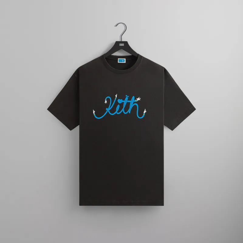 Disney | Kith for Donald Duck Arms Vintage Tee - Black sold by Kith