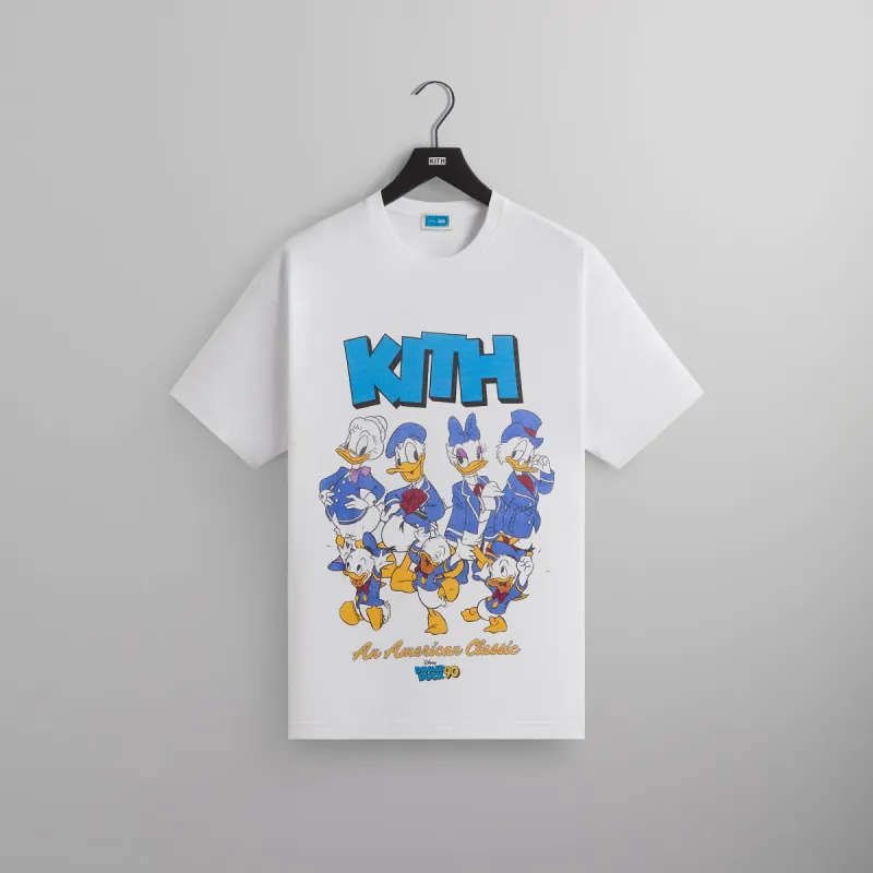 Disney | Kith for Donald Duck Family Vintage Tee - White sold by Kith