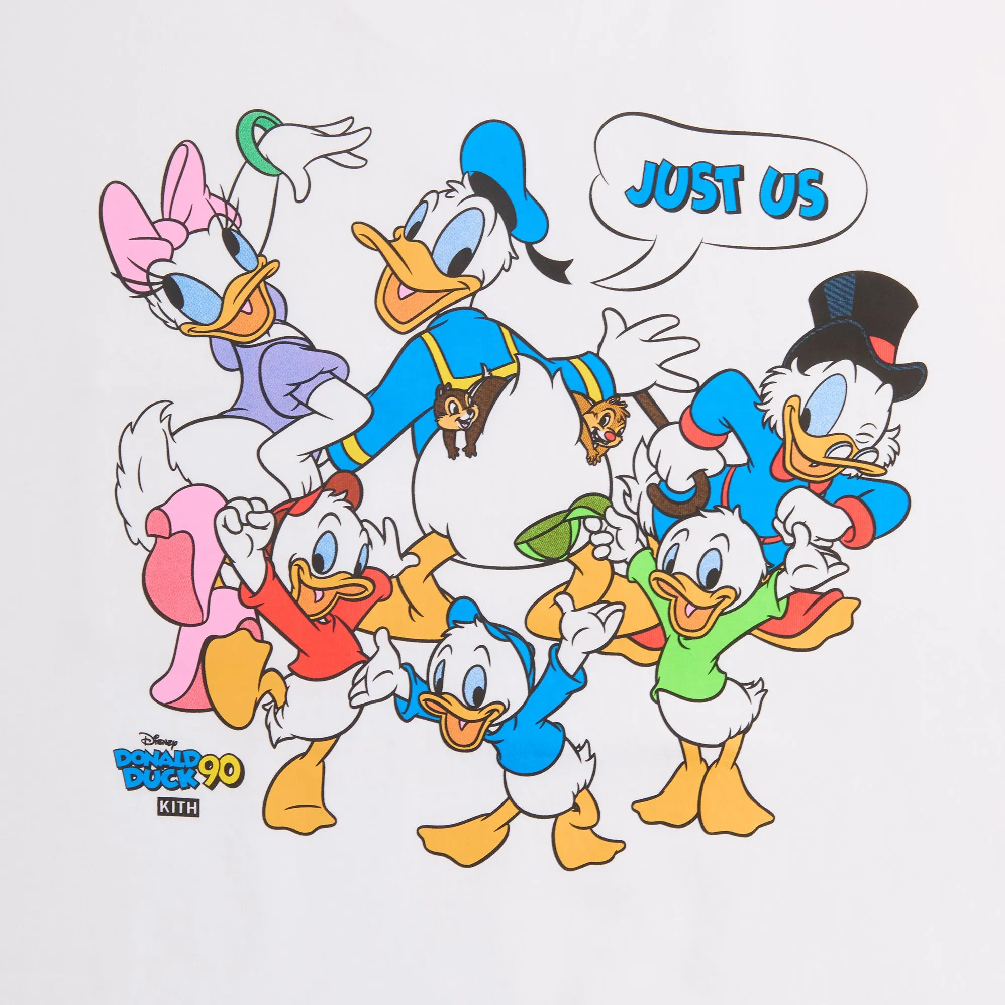 Disney | Kith for Donald Duck Just Us Tee - White sold by Kith product image thumbnail 4