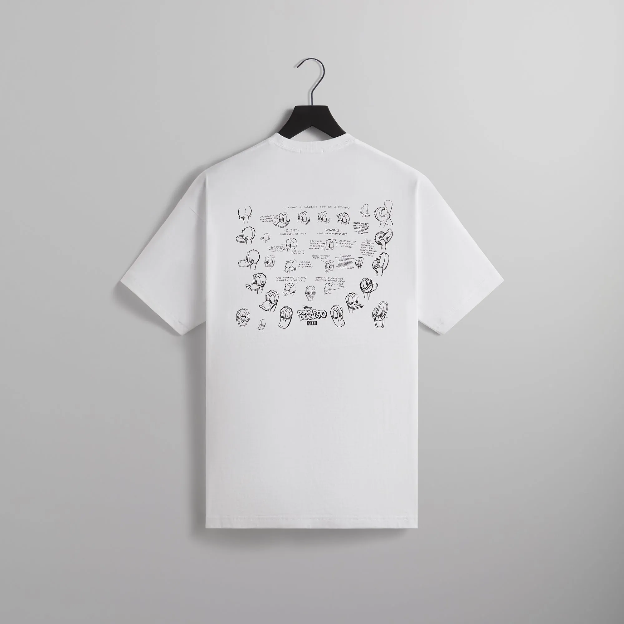 Disney | Kith for Donald Duck Sketch Vintage Tee - White sold by Kith product image thumbnail 2