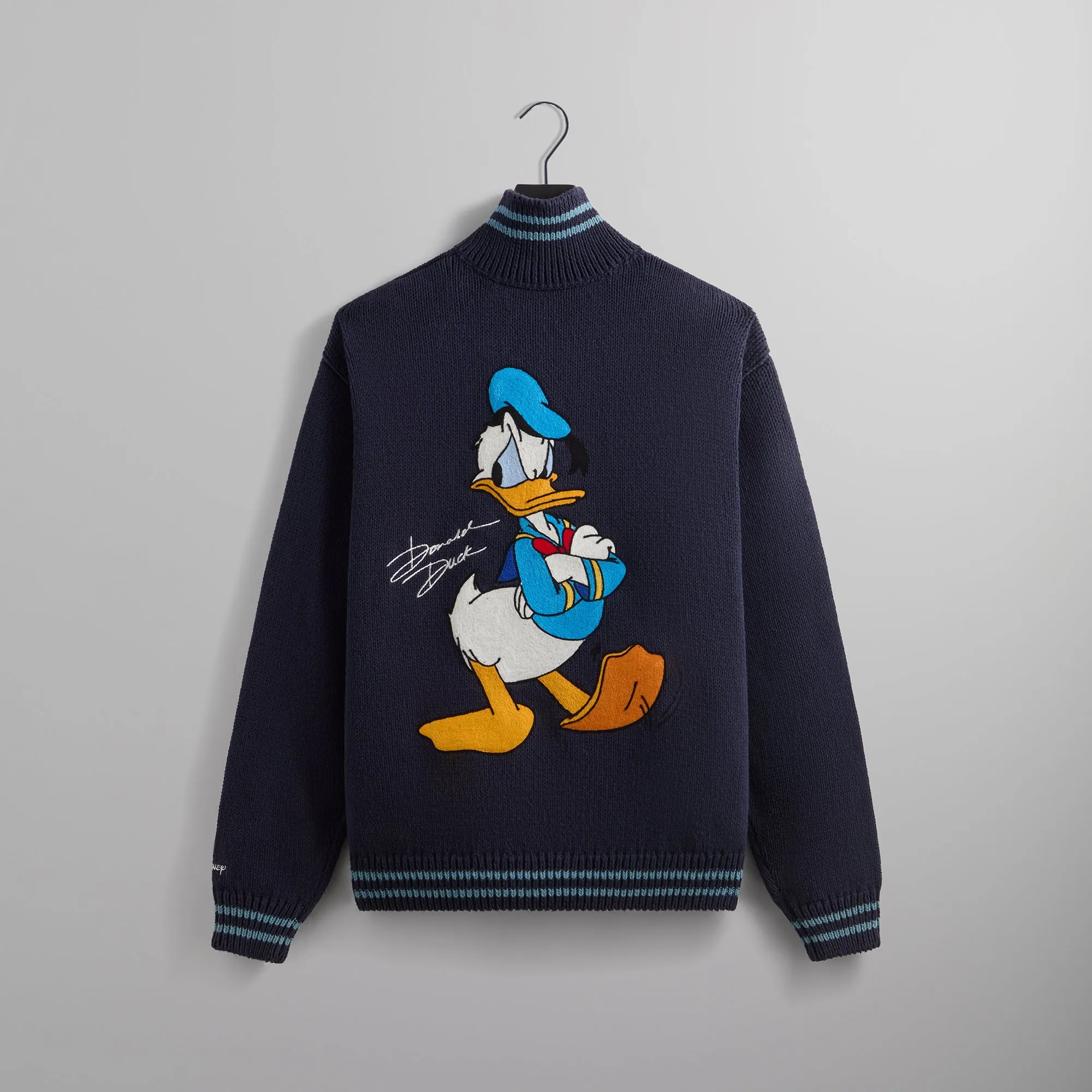 Disney | Kith for Donald Duck Full Zip Wyona Sweater - Nocturnal sold by Kith product image thumbnail 2