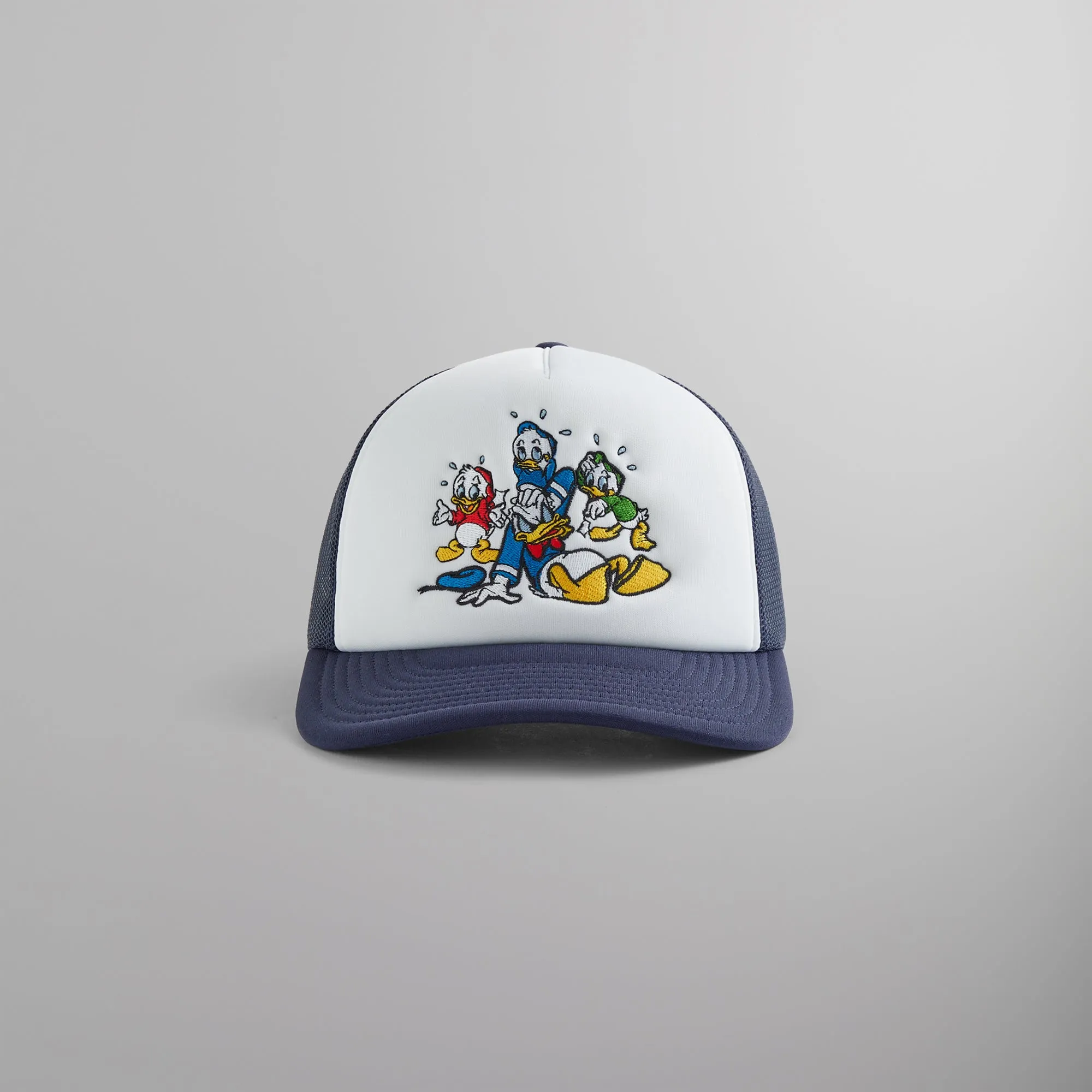 Disney | Kith for Donald Duck Nephews Nolan Trucker Hat - Nocturnal sold by Kith