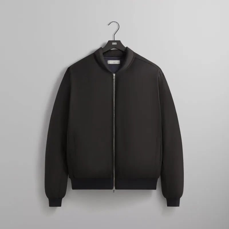 &Kin Liam Puffed Bomber Jacket - Black sold by Kith