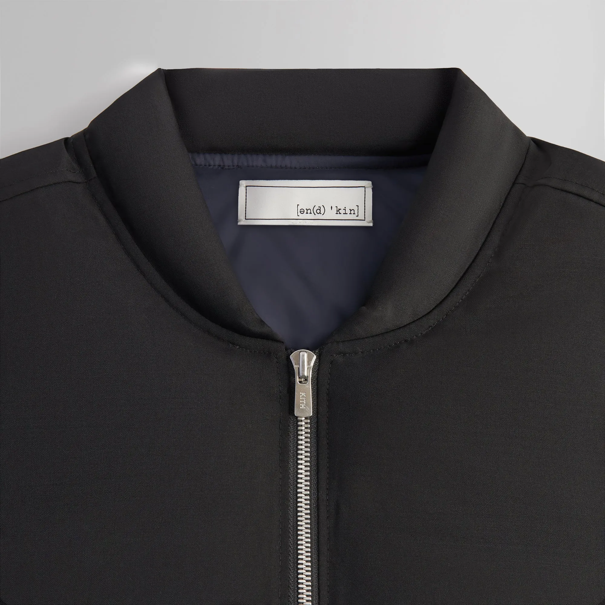 &Kin Liam Puffed Bomber Jacket - Black sold by Kith product image thumbnail 4