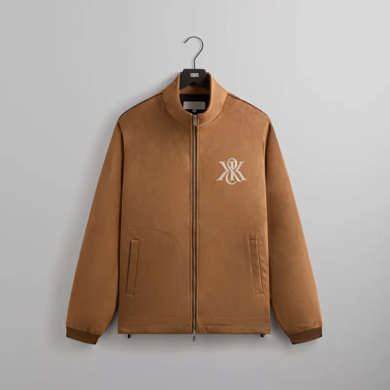 Kith Bonded Microsuede Ali Track Jacket - Mesa sold by Kith