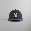 Kith & New Era for the New York Yankees Microsuede 59FIFTY Low Profile Fitted - Nocturnal sold by Kith