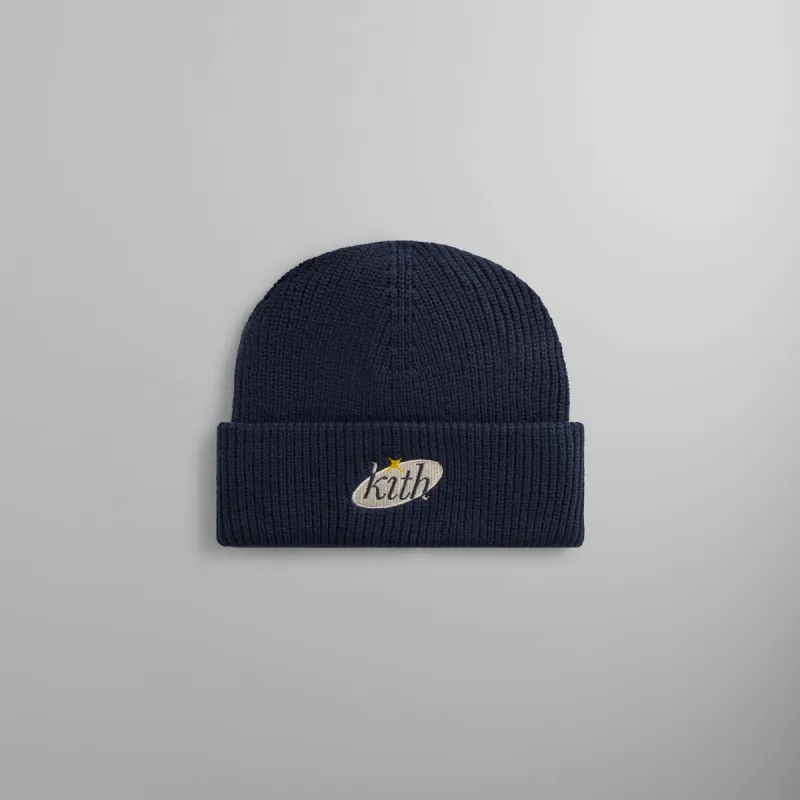 Kith Chunky Cotton Mia Beanie - Nocturnal sold by Kith