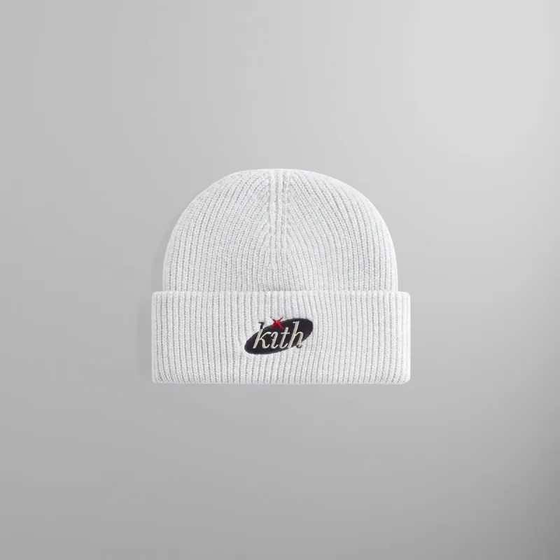 Kith Chunky Cotton Mia Beanie - Light Heather Grey sold by Kith