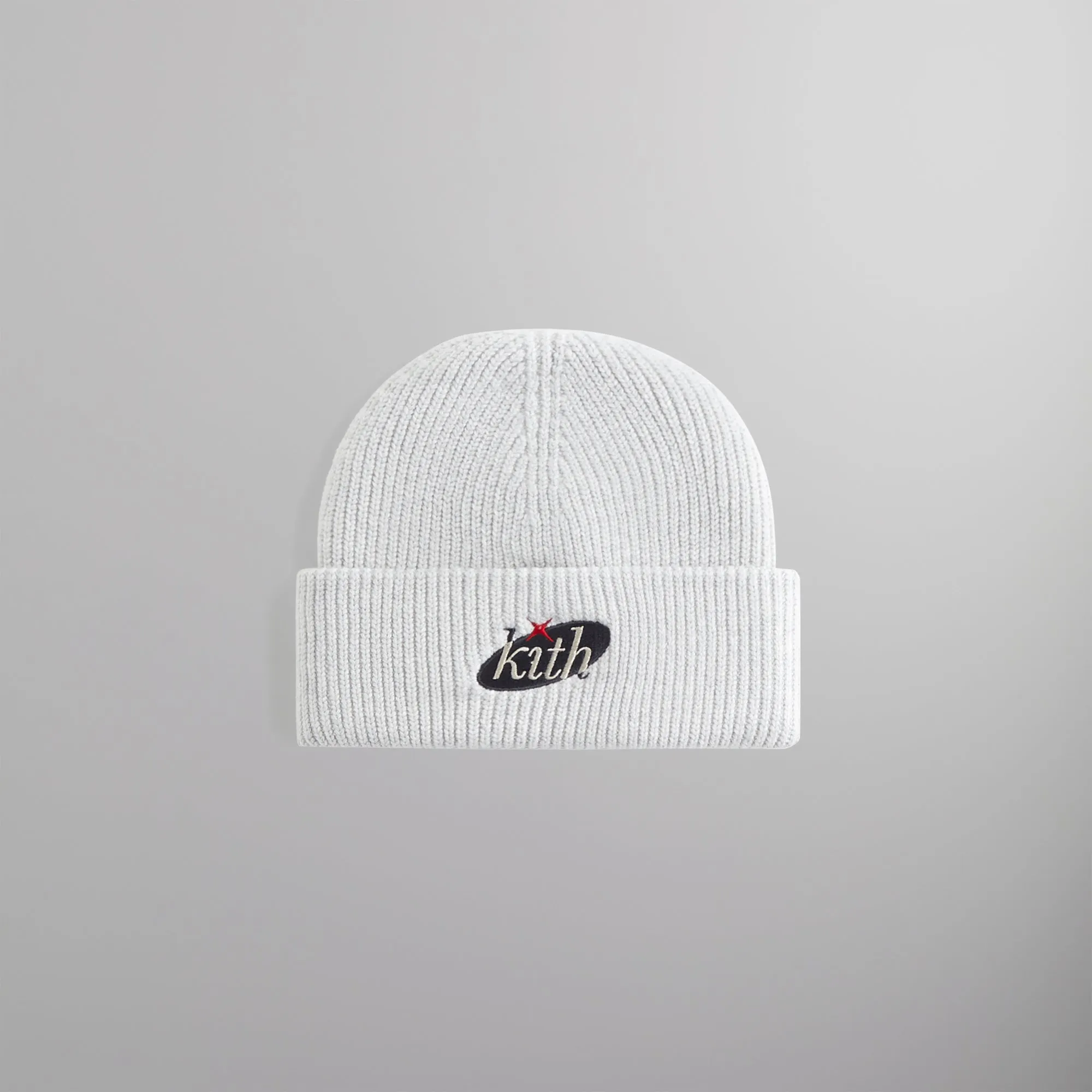 Kith Chunky Cotton Mia Beanie - Light Heather Grey sold by Kith
