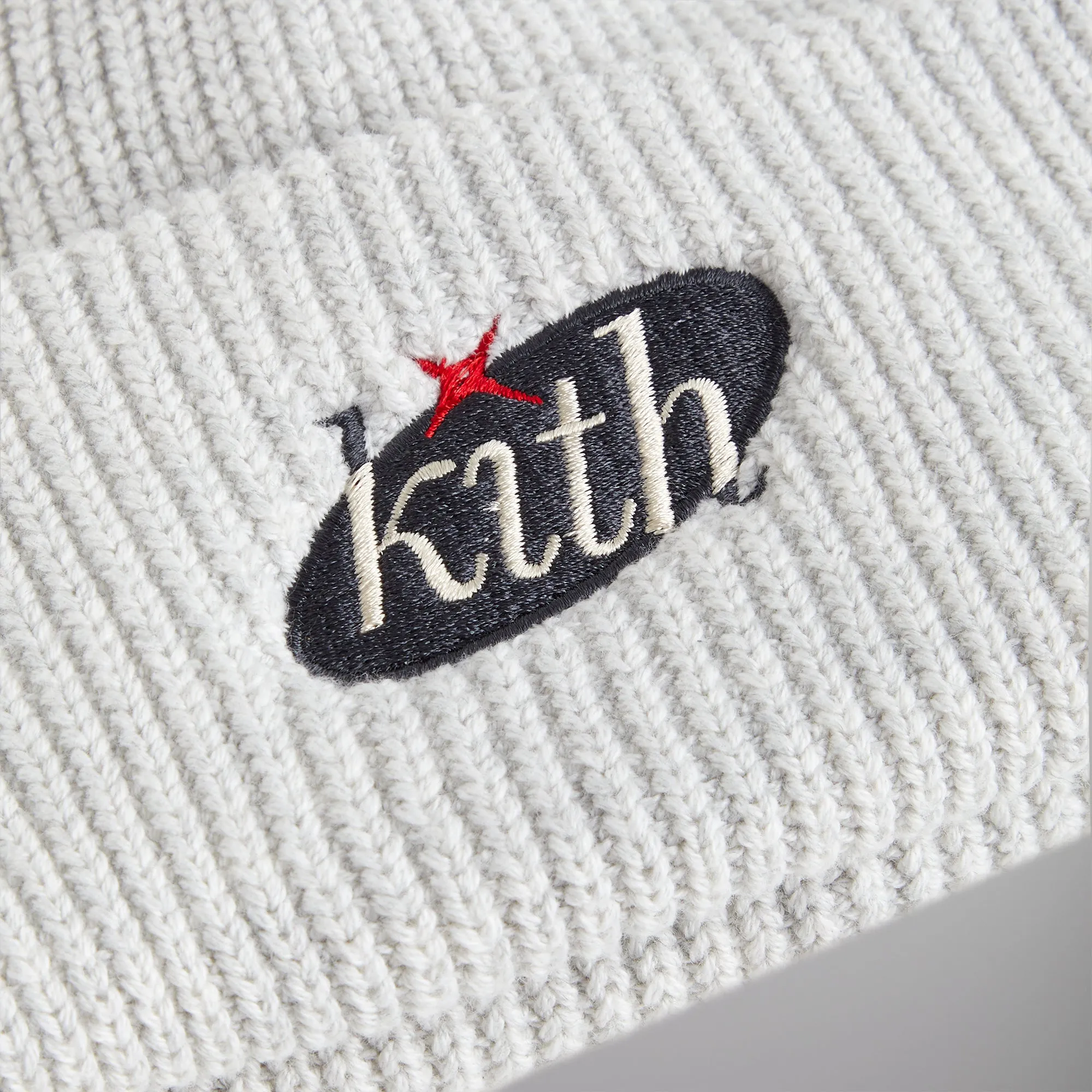 Kith Chunky Cotton Mia Beanie - Light Heather Grey sold by Kith product image thumbnail 3