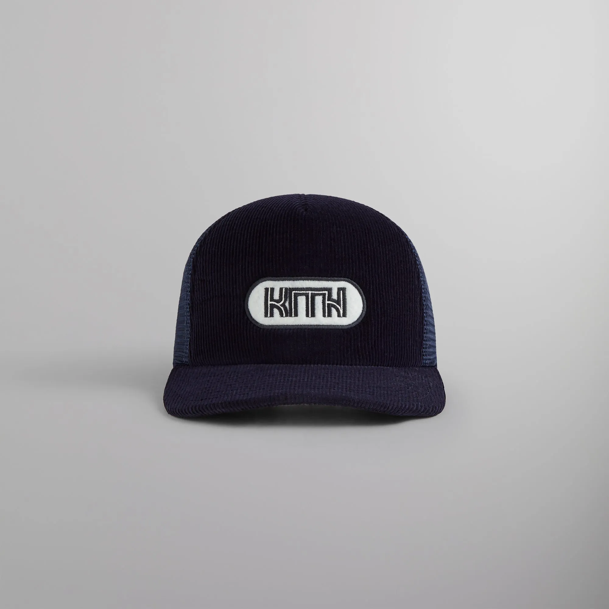 Kith 12 Wale Corduroy Trucker Hat - Ink sold by Kith