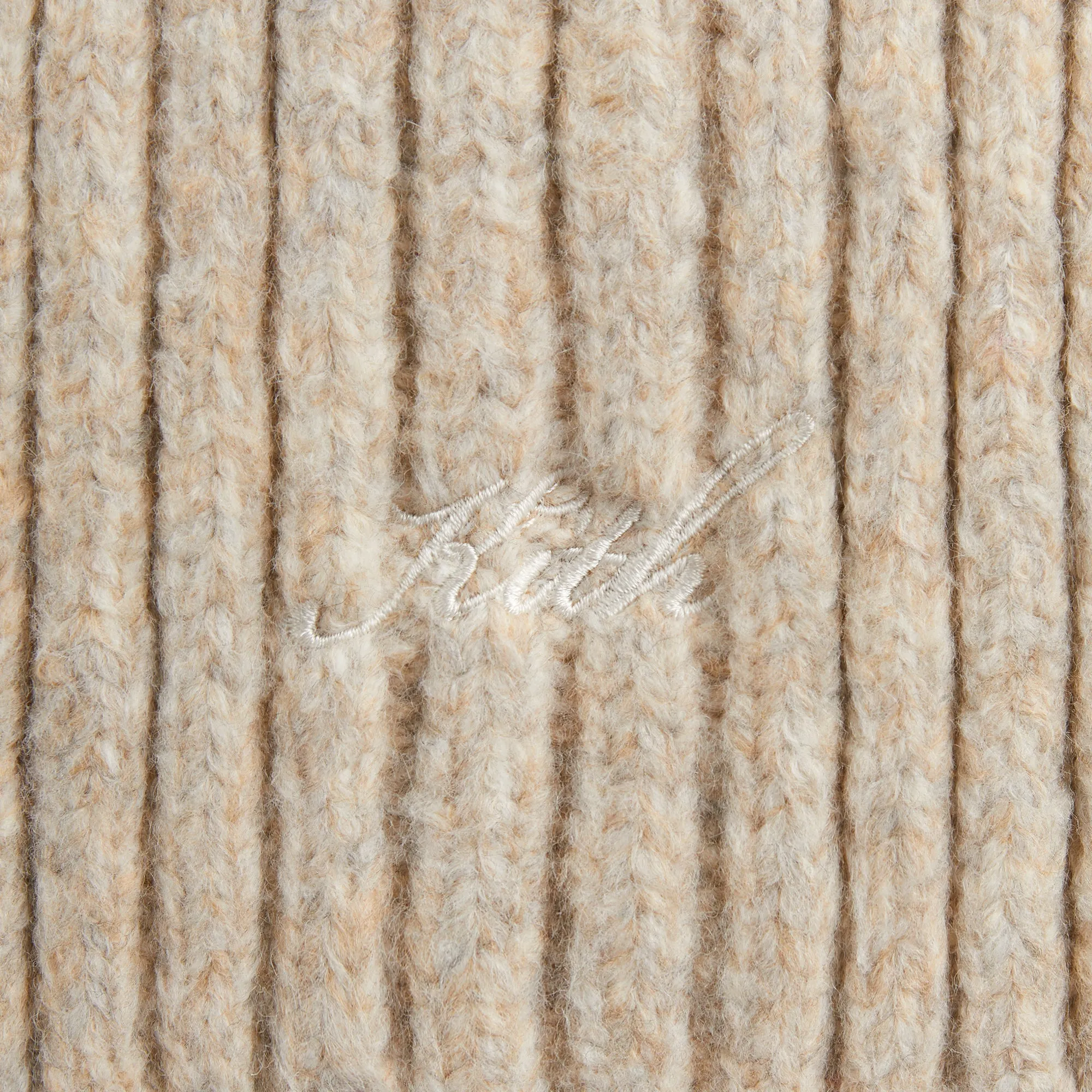 Kith Chunky Rib Knit Scarf - Sediment sold by Kith product image thumbnail 4