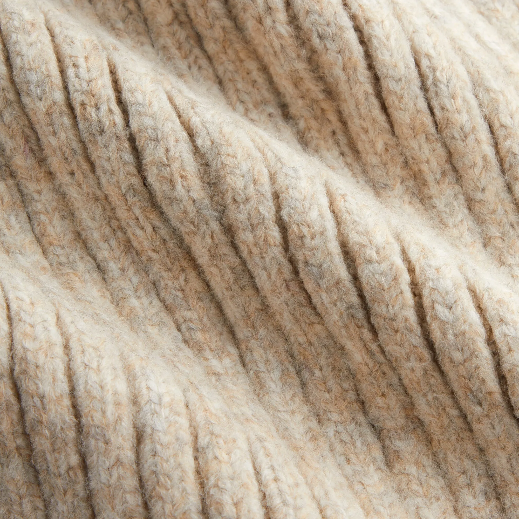 Kith Chunky Rib Knit Scarf - Sediment sold by Kith product image thumbnail 5