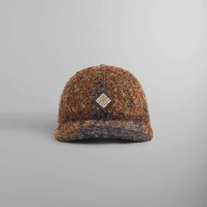 Kith Boucle Check Suede Brim Aaron Cap - Kindling sold by Kith