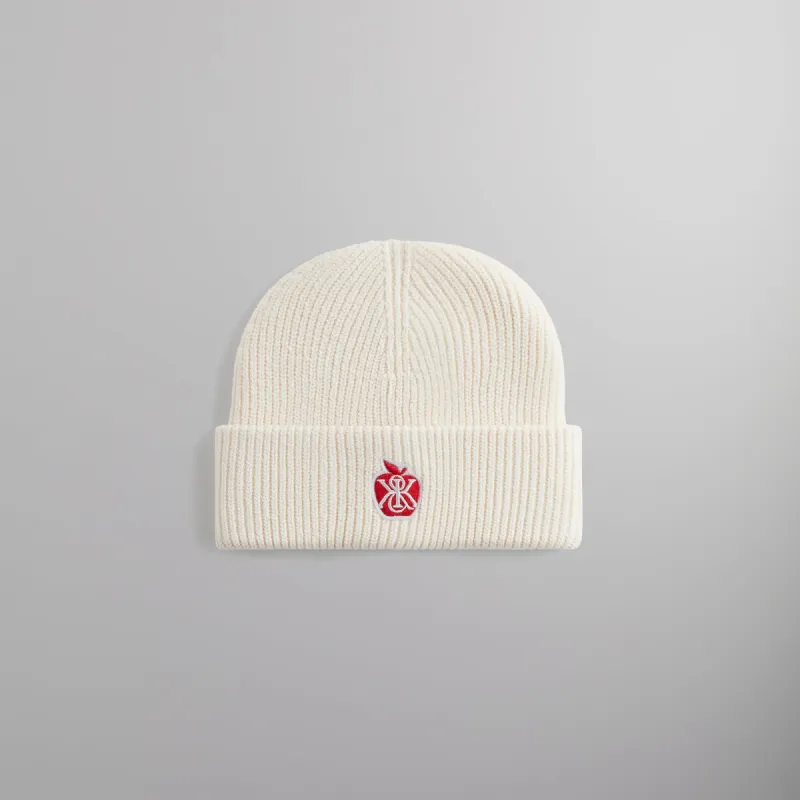 Kith Apple Mia Beanie - Sandrift sold by Kith