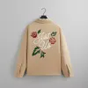Kith Faux Shearling Long Sleeve Boxy Collared Overshirt - Stolid sold by Kith