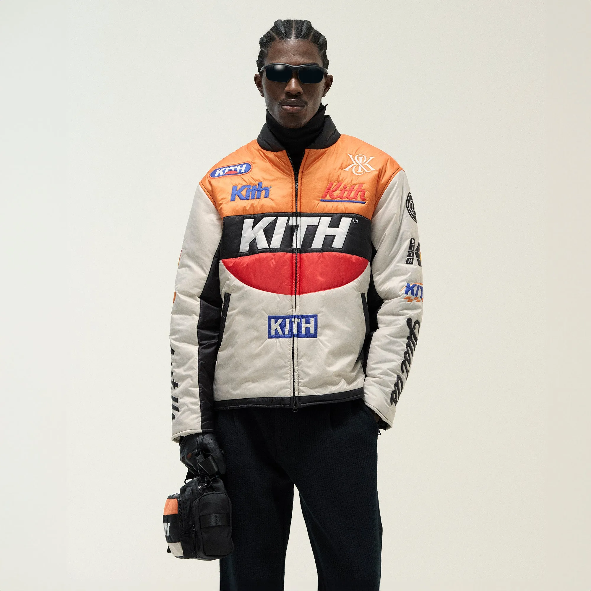 Kith Full Zip Brixton Puffed Shirt Jacket - Sandrift sold by Kith product image thumbnail 2