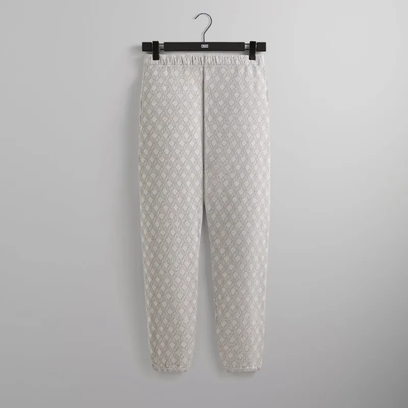 Kith Bonded Fleece Nelson Sweatpant - Light Heather Grey sold by Kith