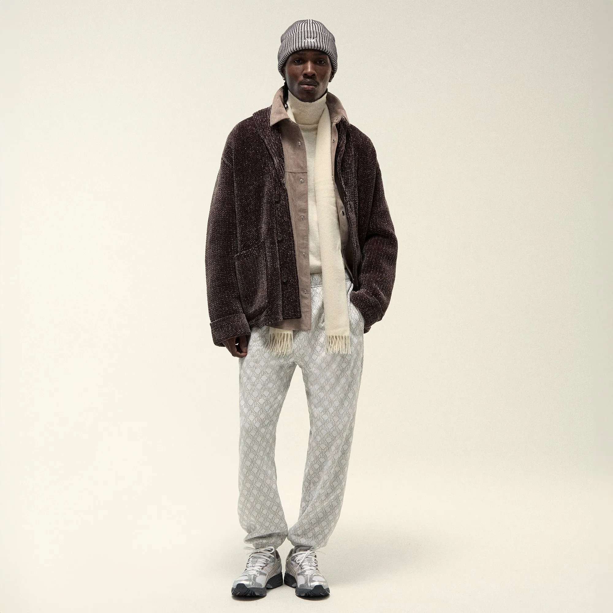Kith Bonded Fleece Nelson Sweatpant - Light Heather Grey sold by Kith product image thumbnail 2