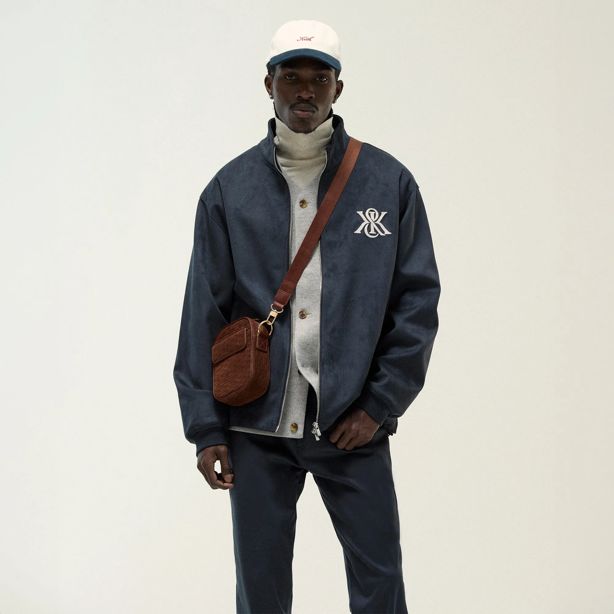 Kith Bonded Microsuede Ali Track Jacket - Nocturnal sold by Kith product image thumbnail 2