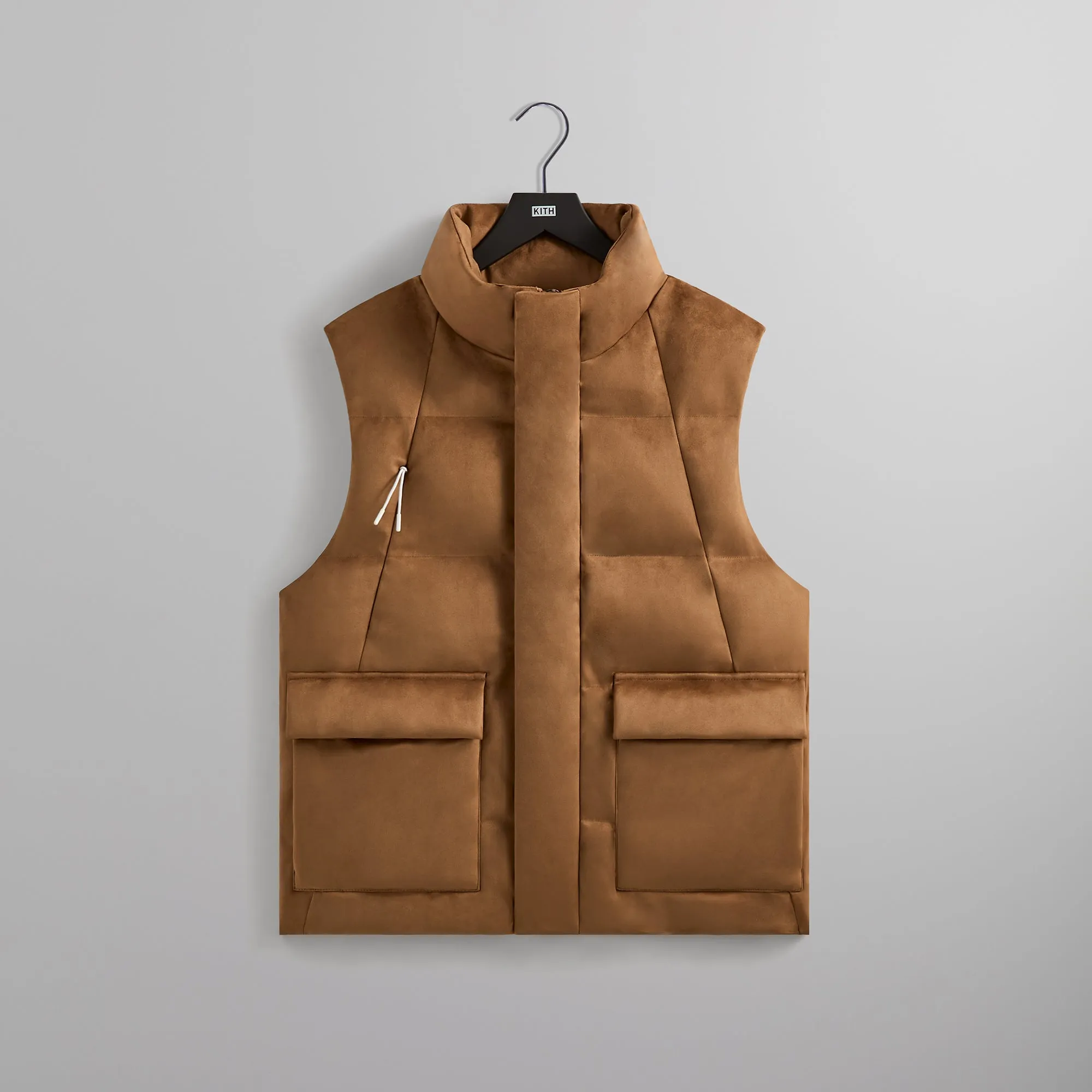 Kith Bonded Microsuede Midi Vest - Mesa sold by Kith