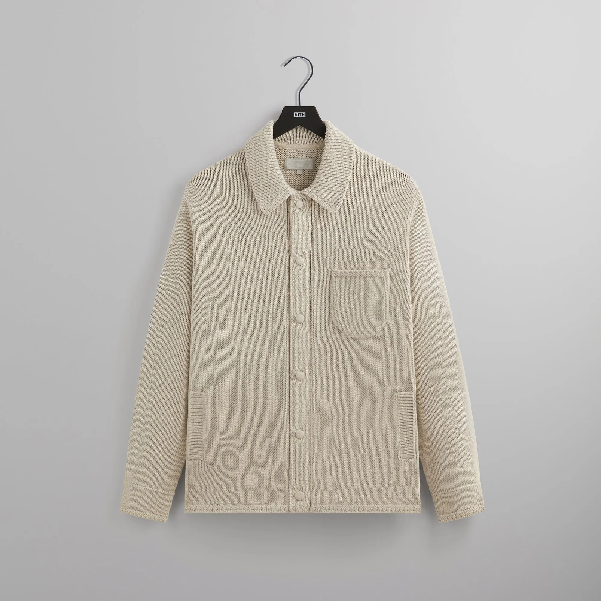 Kith Chunky Knit Ginza Cardigan - Sandy Heather sold by Kith