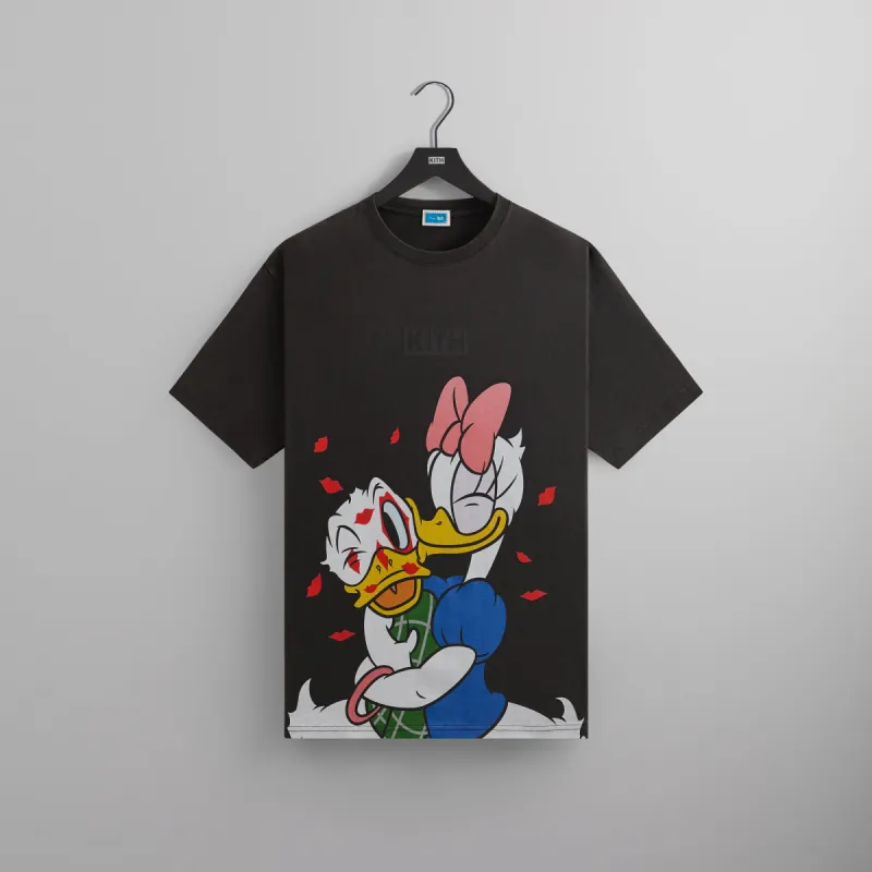 Disney | Kith for Donald Duck Smooch Vintage Tee - Black sold by Kith