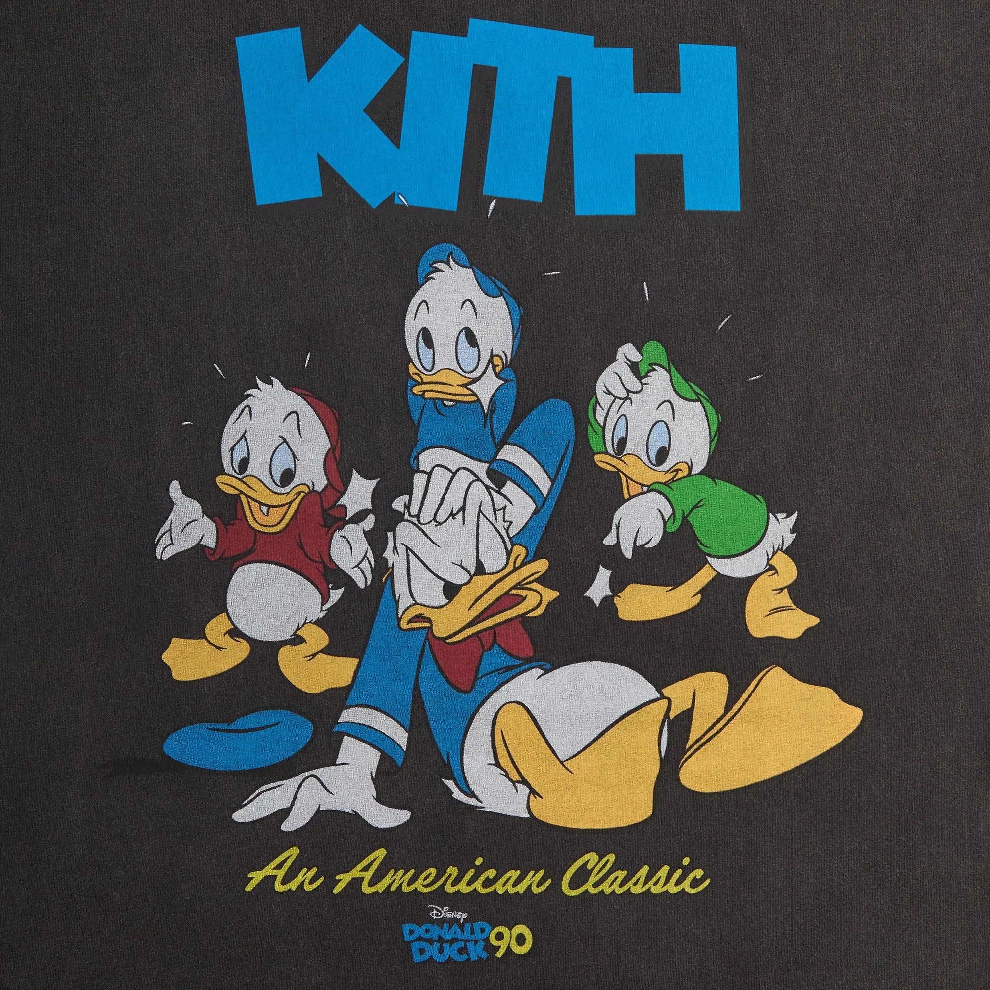 Disney | Kith for Donald Duck Classic Vintage Tee - Black sold by Kith product image thumbnail 3