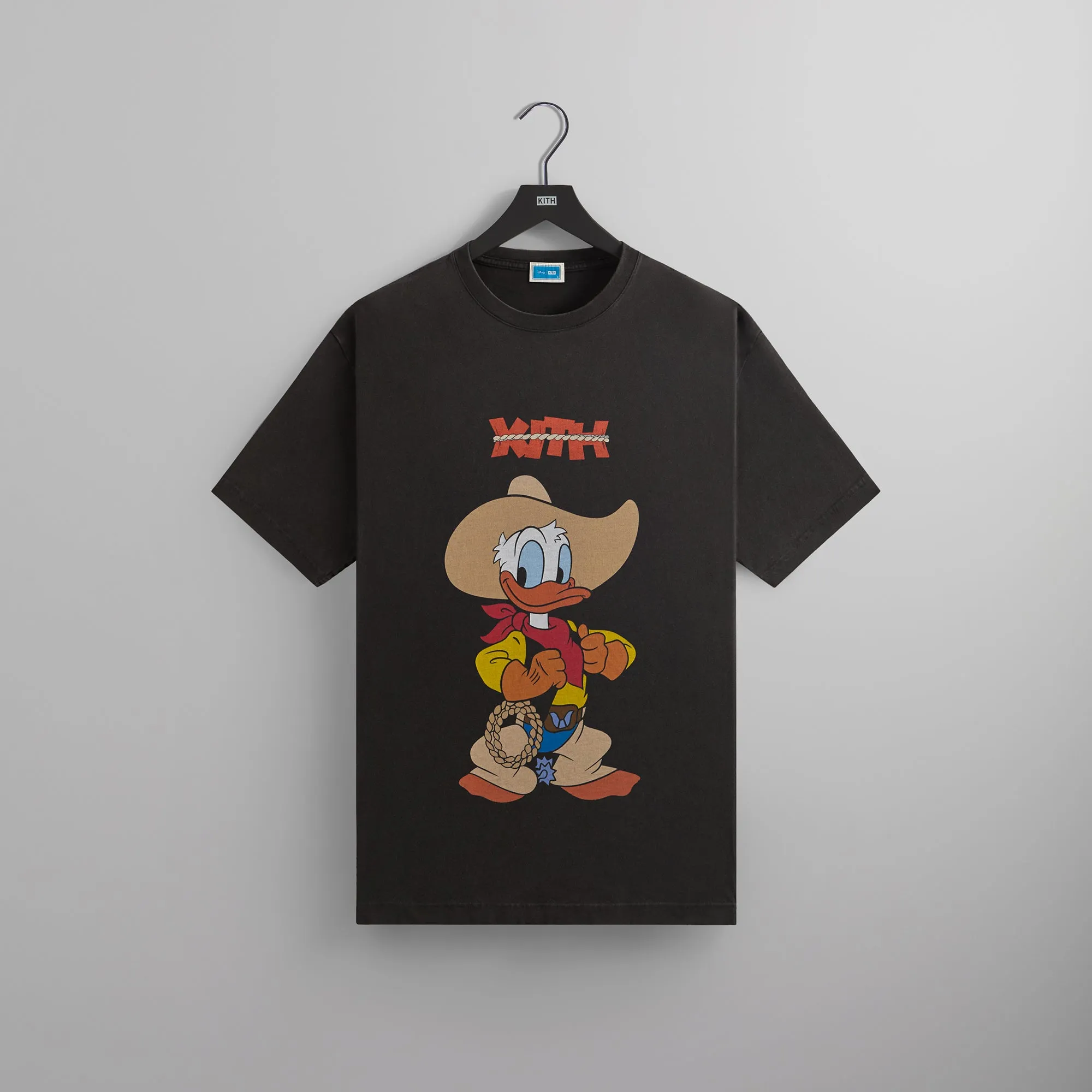 Disney | Kith for Donald Duck Cowboy Vintage Tee - Black sold by Kith