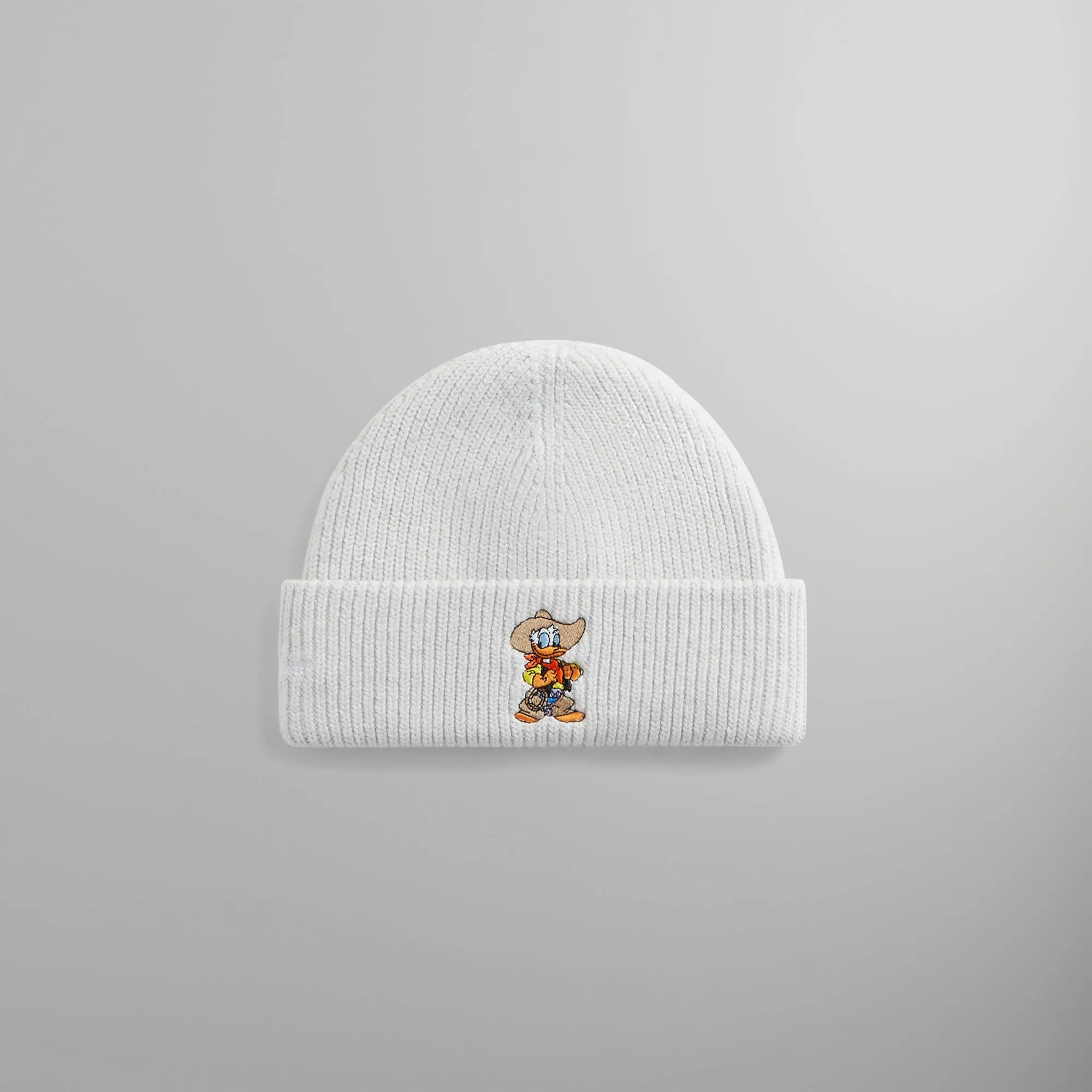 Disney | Kith for Donald Duck Mia Beanie - Light Heather Grey sold by Kith