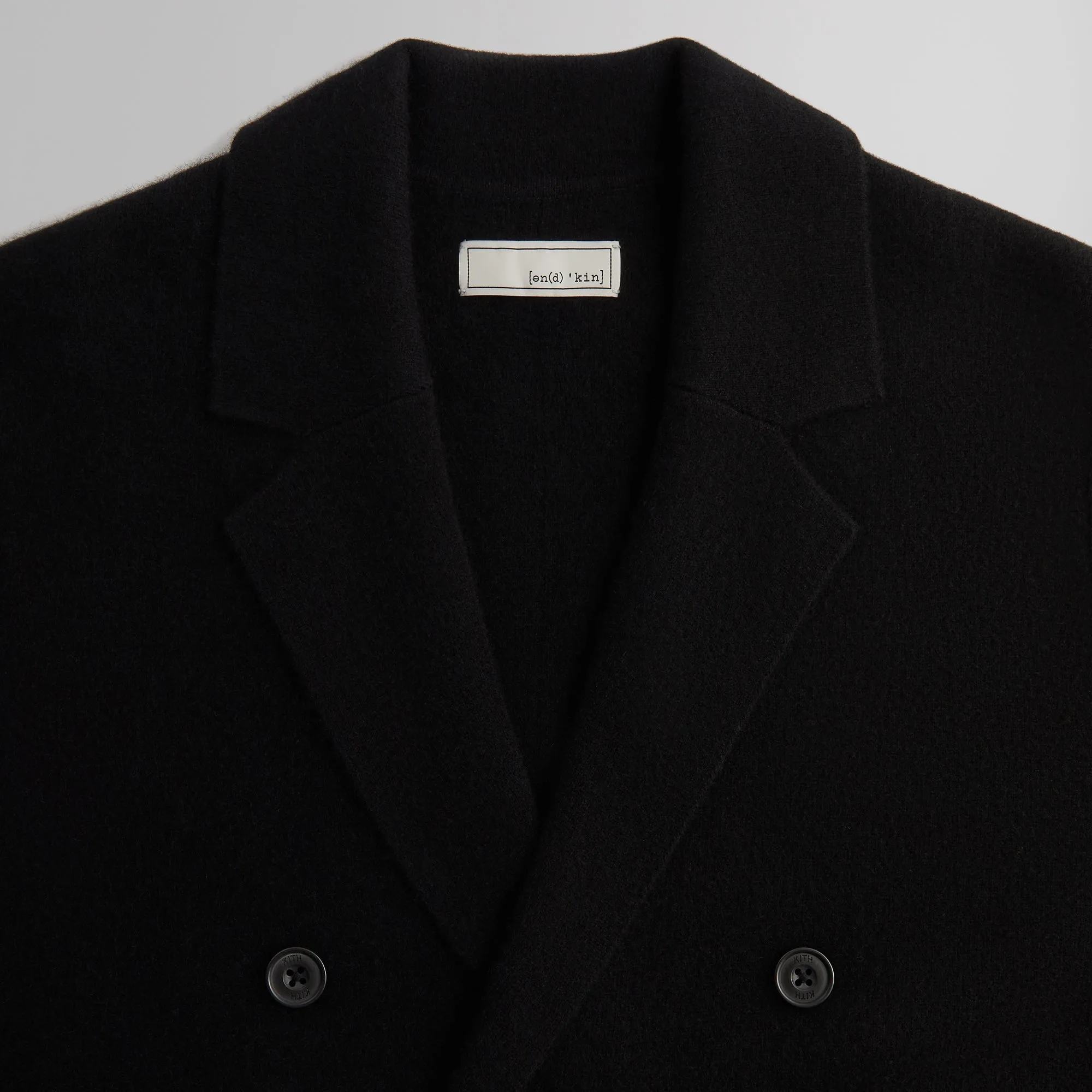 &Kin Cashmere Raya Double Breasted Blazer -Black sold by Kith product image thumbnail 4