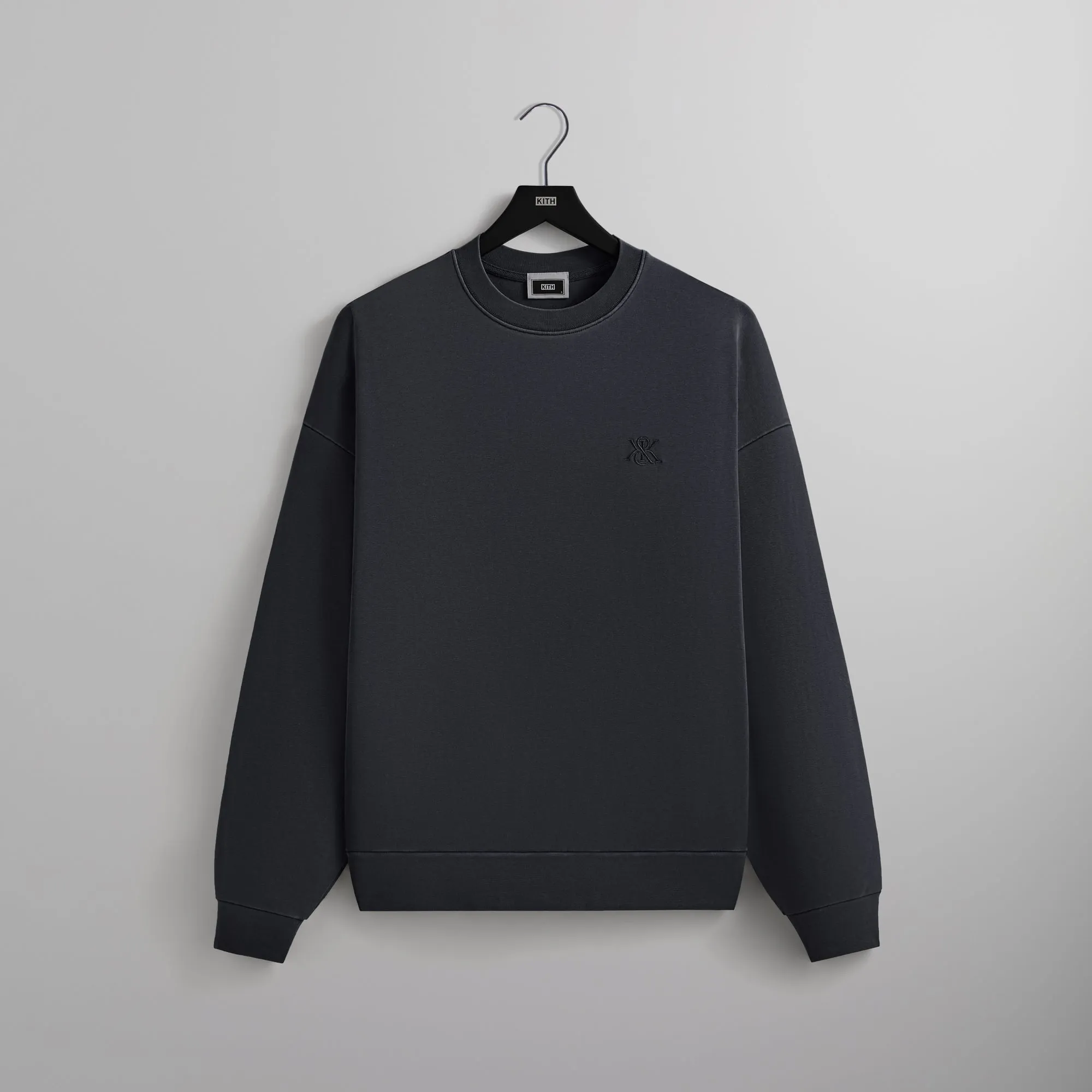 Kith Compact Knit Nelson Crewneck - Captain sold by Kith