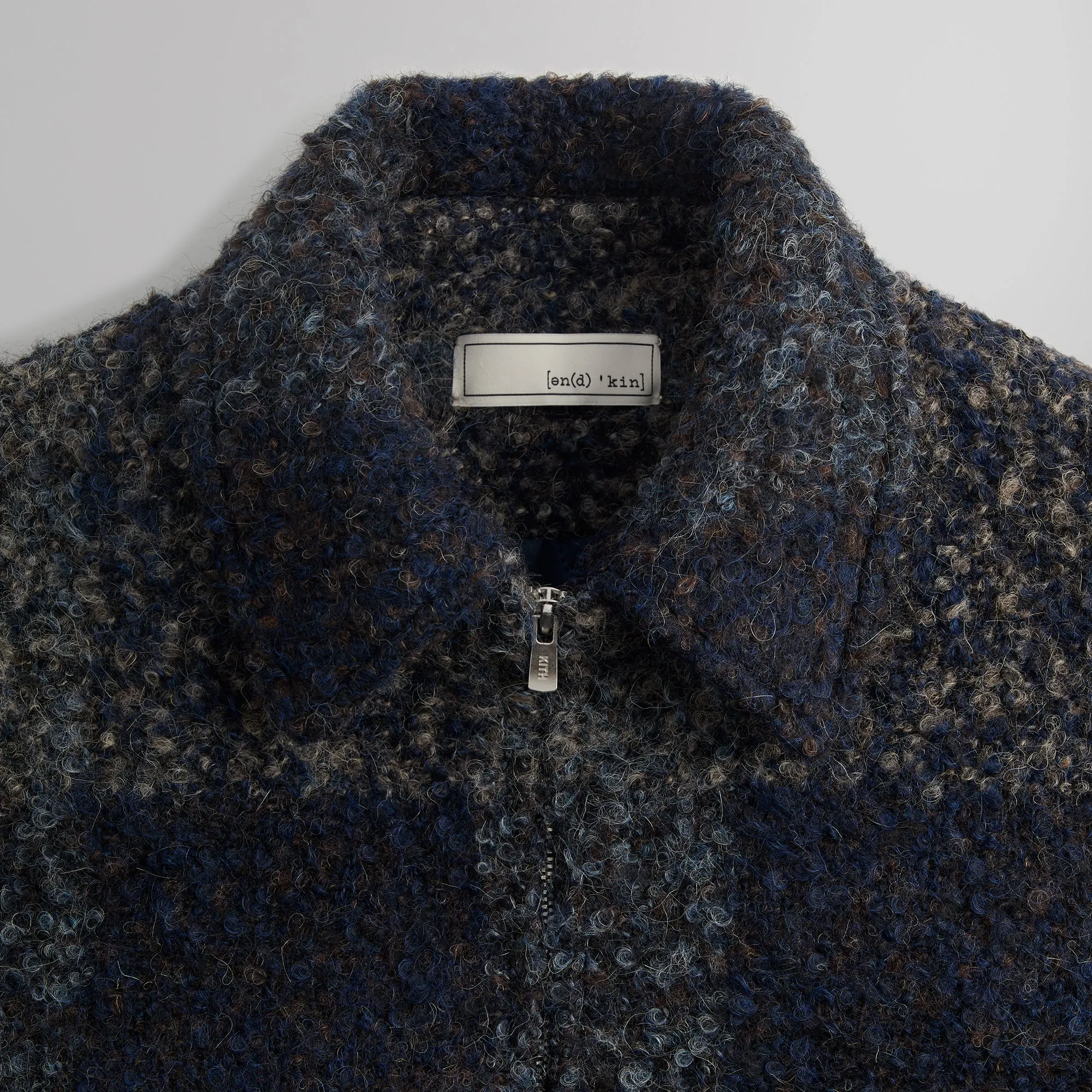 &Kin Boucle Check Hawthorne Flight Jacket - Vista sold by Kith product image thumbnail 4