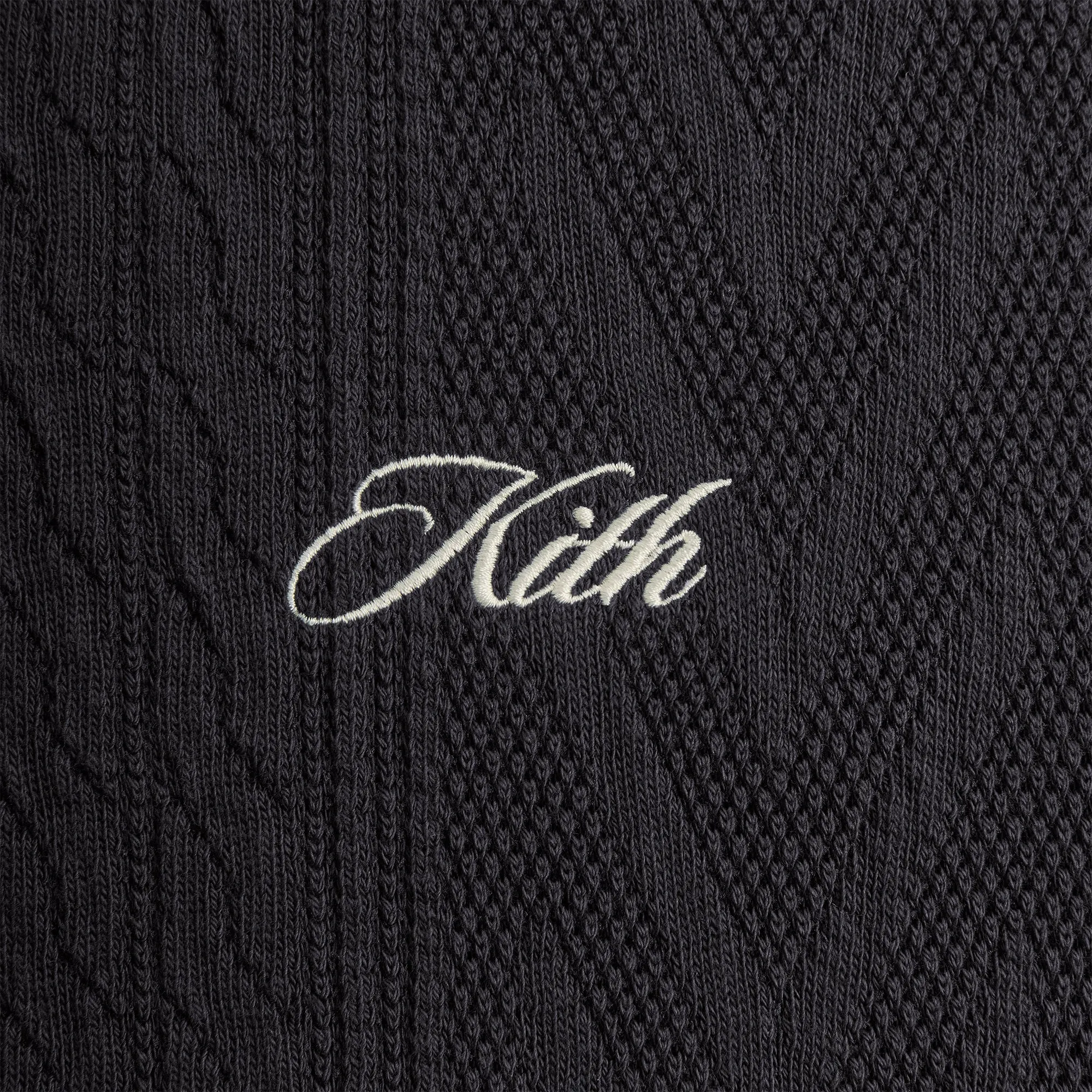 Kith Cable Fleece Quarter Zip - Admiral sold by Kith product image thumbnail 3