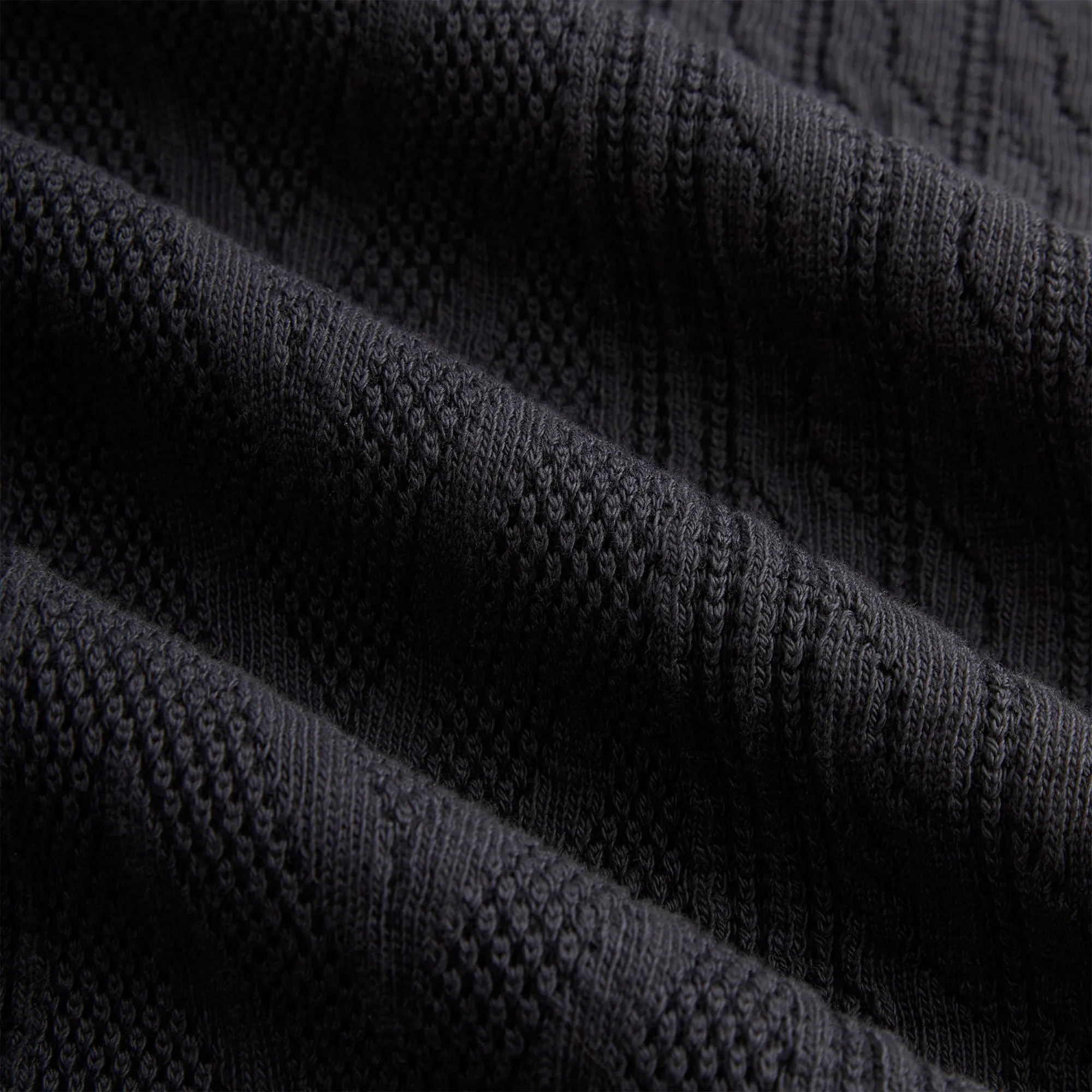 Kith Cable Fleece Quarter Zip - Admiral sold by Kith product image thumbnail 5