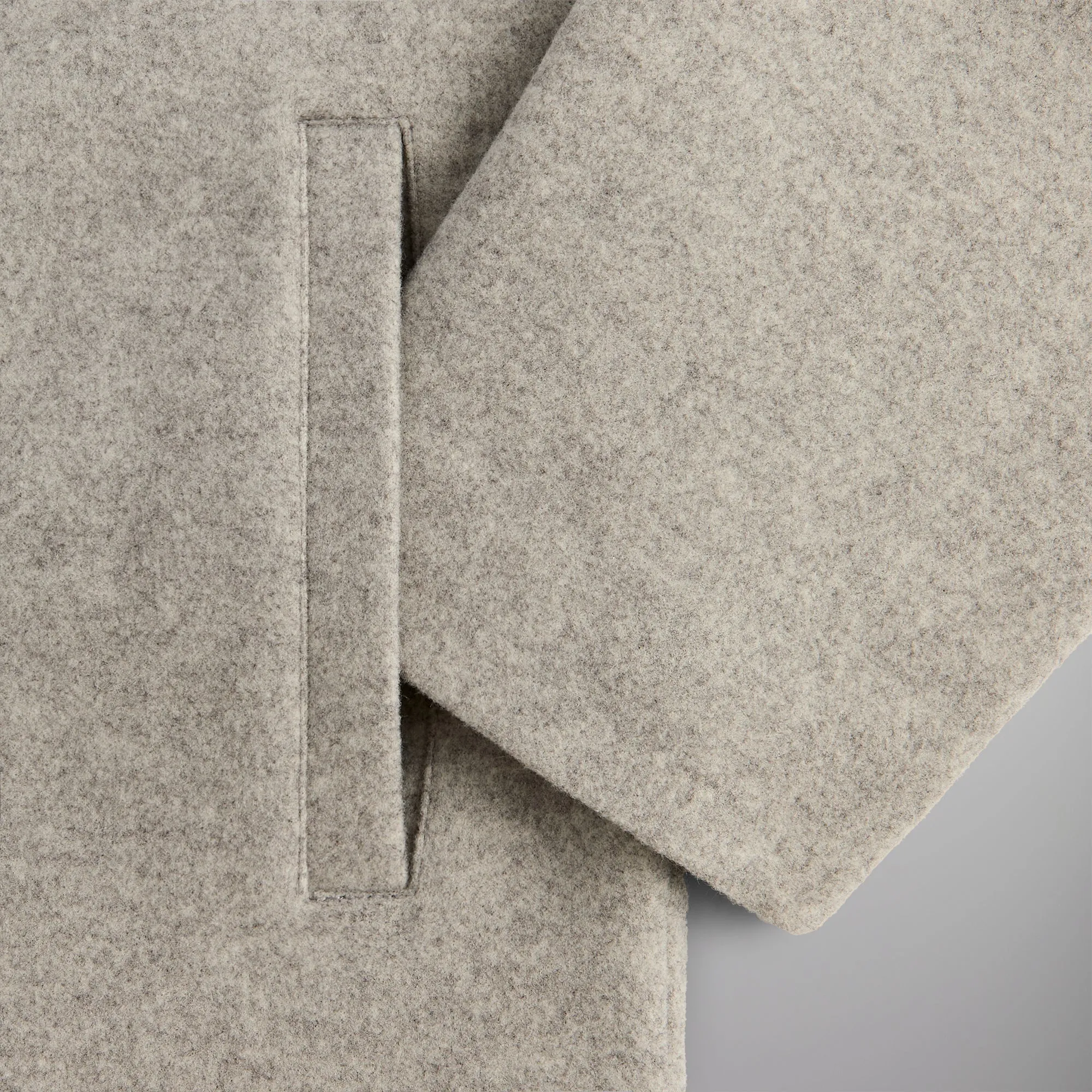 Kith Felted Jersey Jonah Liner - Medium Heather Grey sold by Kith product image thumbnail 5