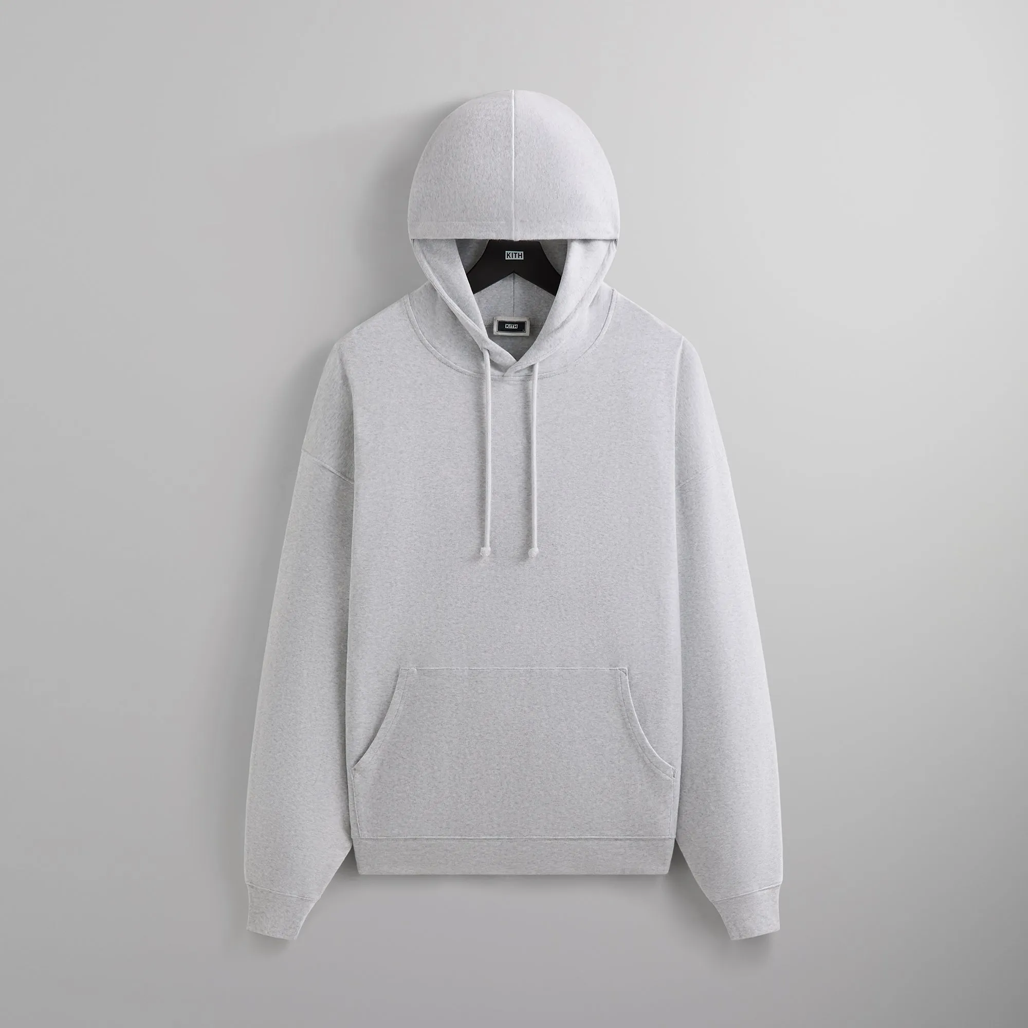 Kith Compact Knit Williams III Hoodie - Light Heather Grey sold by Kith