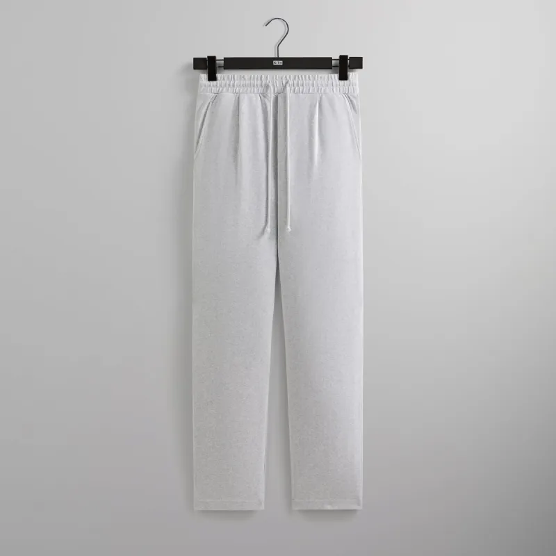 Kith Compact Knit Garrison Sweatpant - Light Heather Grey sold by Kith