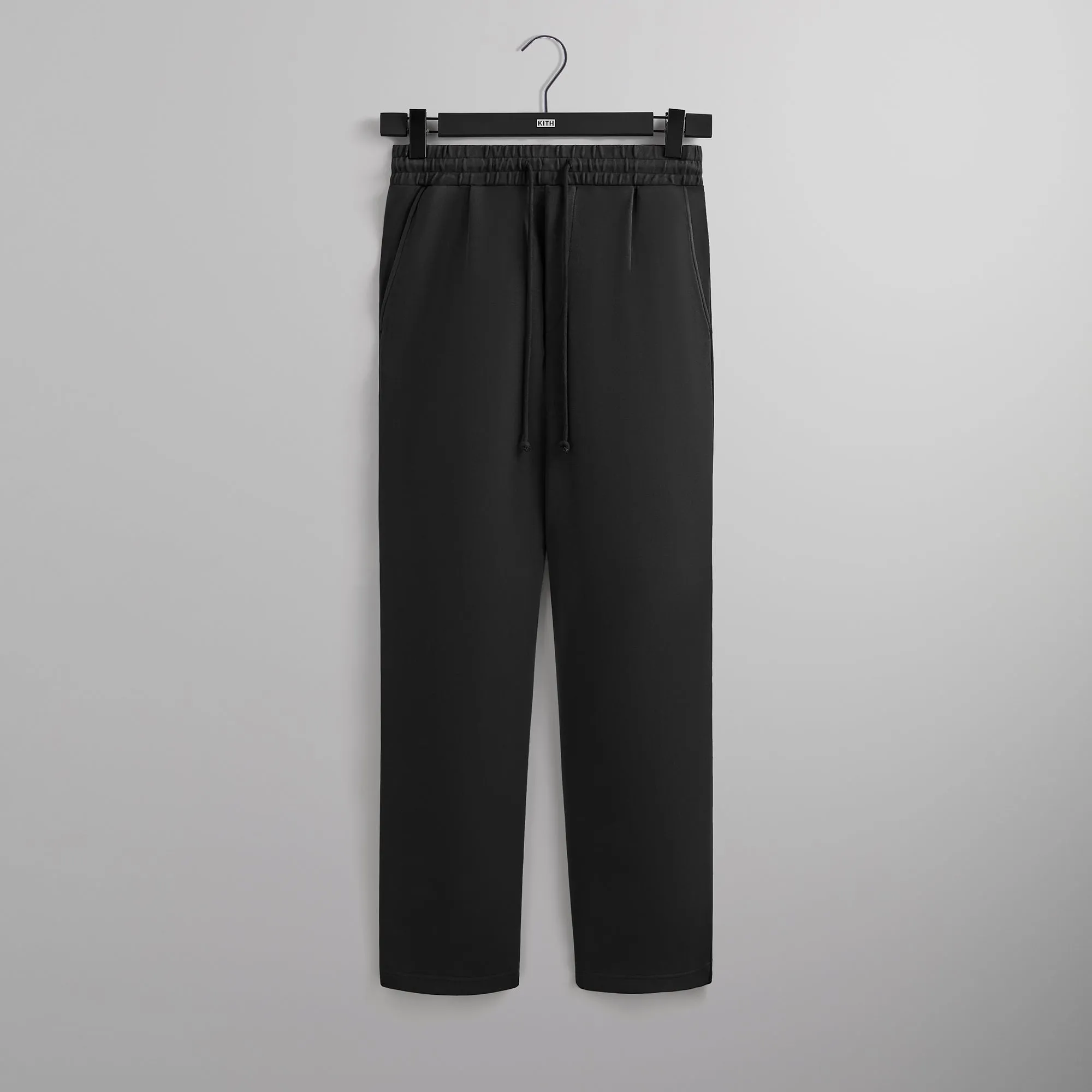 Kith Compact Knit Garrison Sweatpant - Black sold by Kith