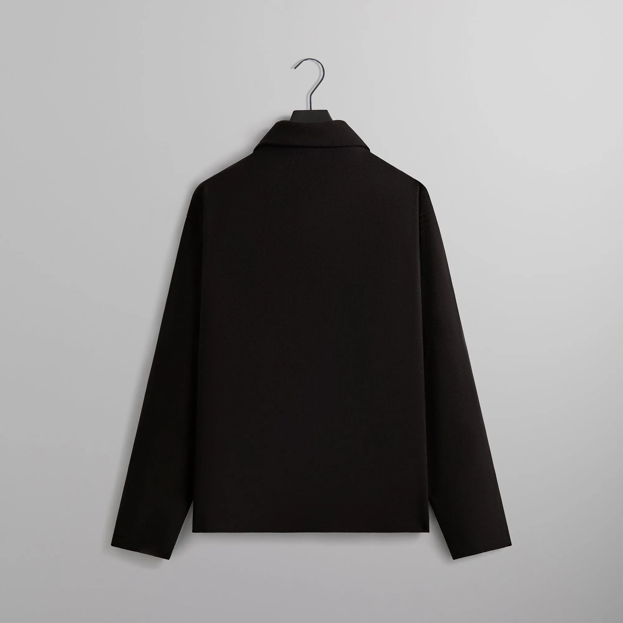Kith Felted Jersey Lane Coaches Jacket - Black sold by Kith product image thumbnail 2