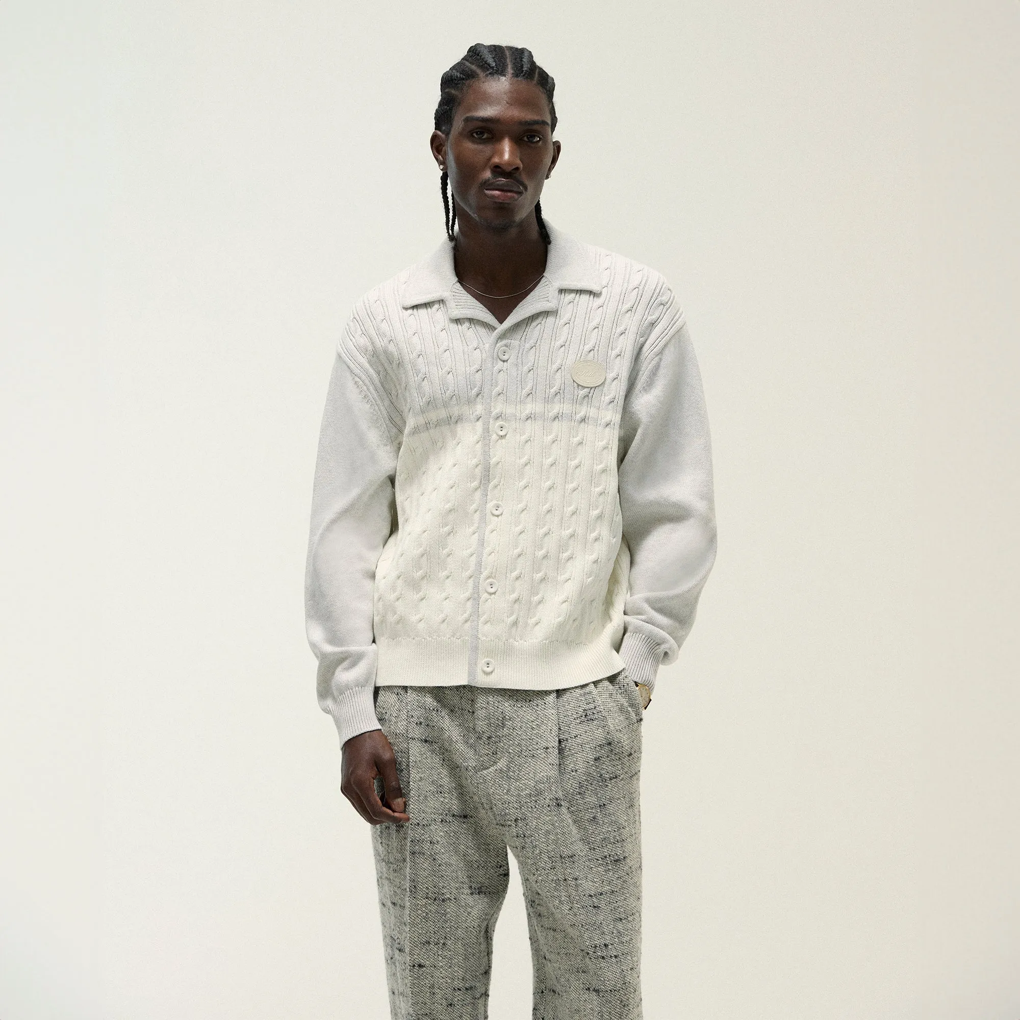 Kith Abram Cardigan - Light Heather Grey sold by Kith product image thumbnail 2